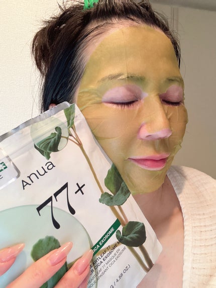 ドクダミ77 % 鎮静マスクパック/Anua/シートマスク・パックを使ったクチコミ(4枚目)