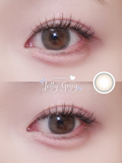 mimuco 1day ゼリーグレー/mimuco/ワンデー(1DAY)カラコンを使ったクチコミ(1枚目)