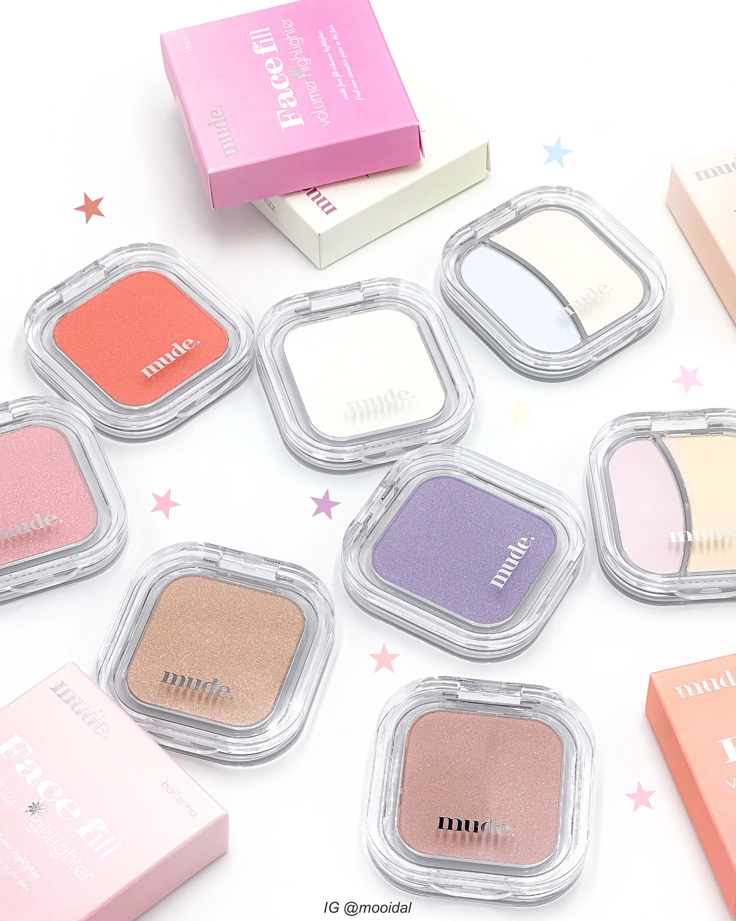 フェイスフィルボリューマーハイライター/mude./パウダーハイライトを使ったクチコミ（2枚目）