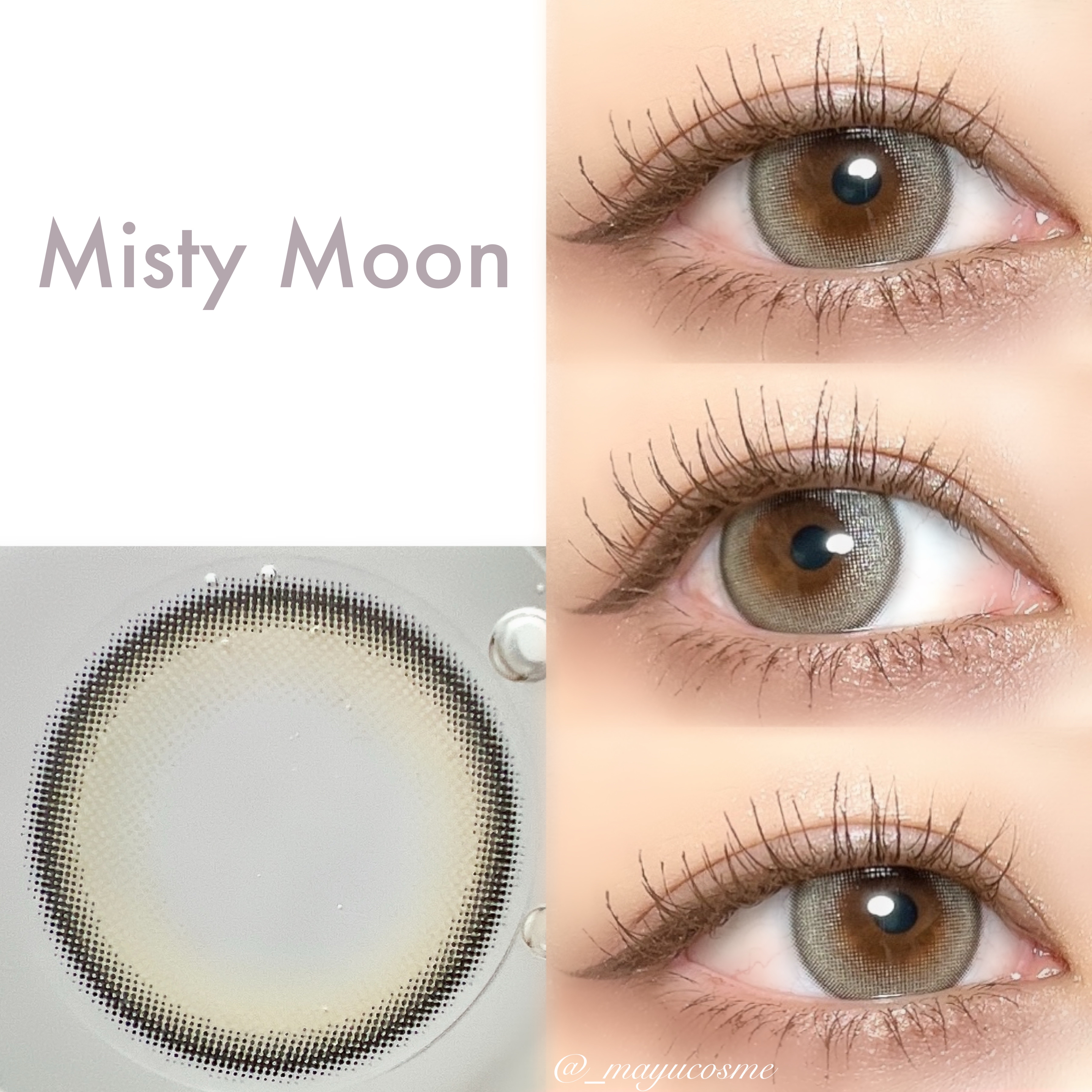 MEIxis 1day ミスティームーン/MEIxis/ワンデー（１DAY）カラコンを使ったクチコミ（3枚目）