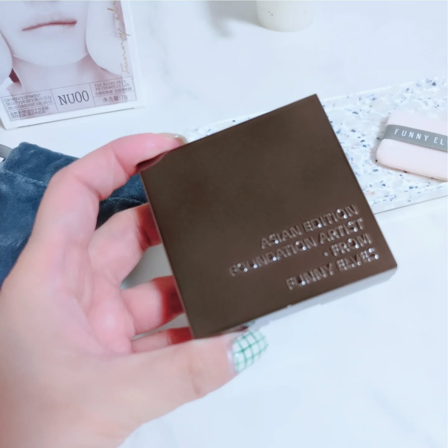 ソフトマットプレストパウダー/FUNNY ELVES方里/プレストパウダーを使ったクチコミ（2枚目）