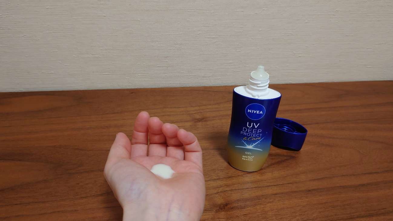 ニベアUV ディープ プロテクト＆ケア ジェル/ニベア/日焼け止めジェルを使ったクチコミ（3枚目）