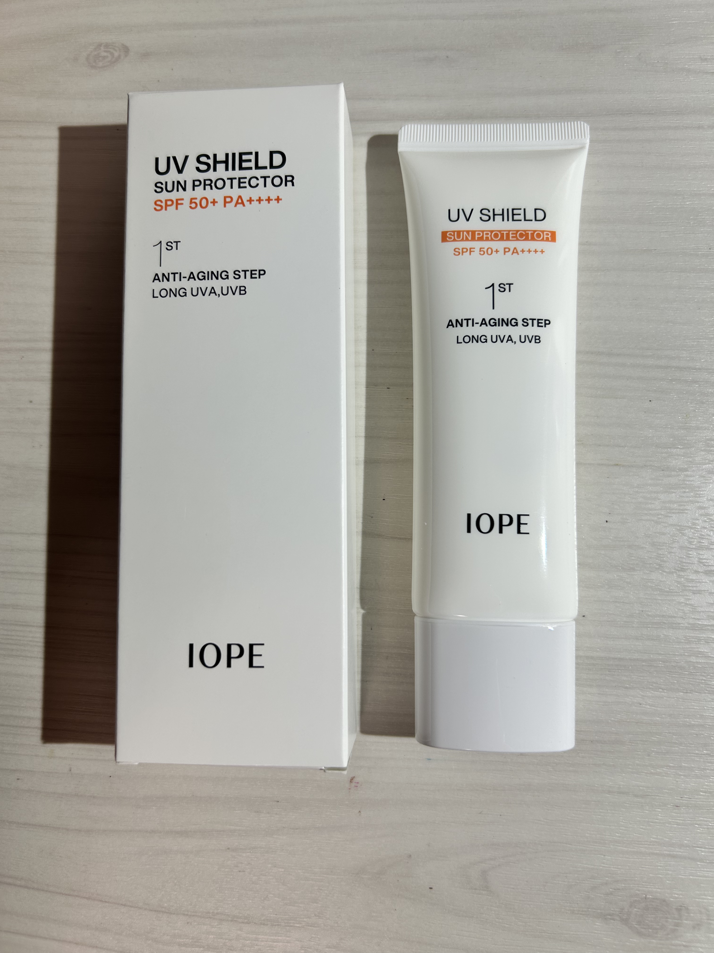 UVシールド サンプロテクター/IOPE/日焼け止めクリームを使ったクチコミ（1枚目）