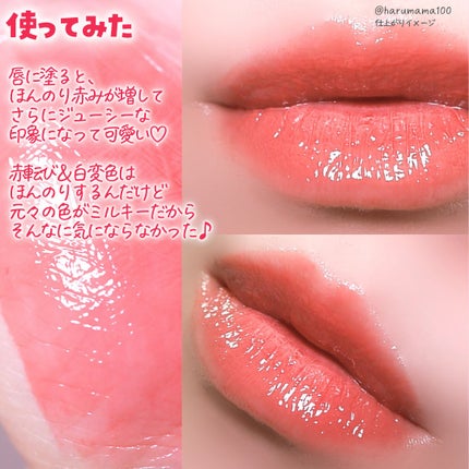 ザ ジューシーラスティングティント/rom&nd/リップティントを使ったクチコミ(6枚目)