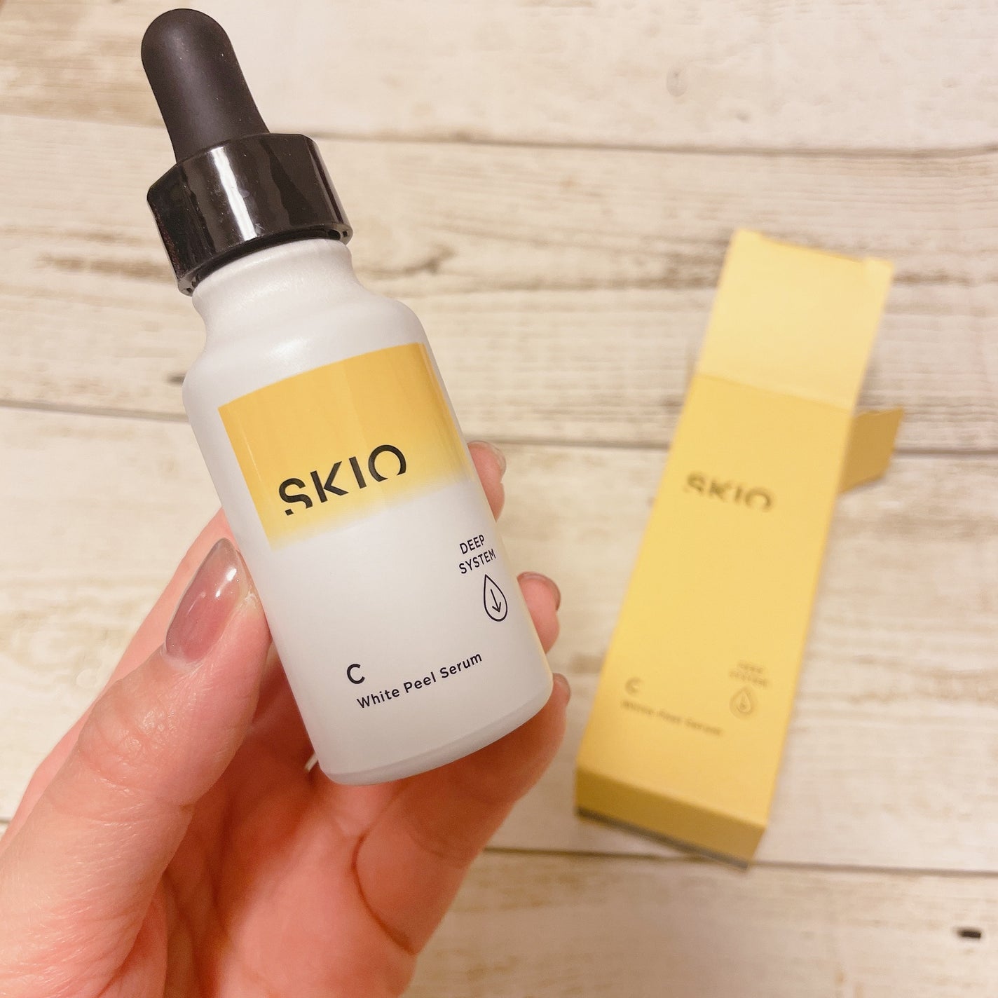 VC ホワイトピールセラム/SKIO/ブースター・導入液を使ったクチコミ(3枚目)