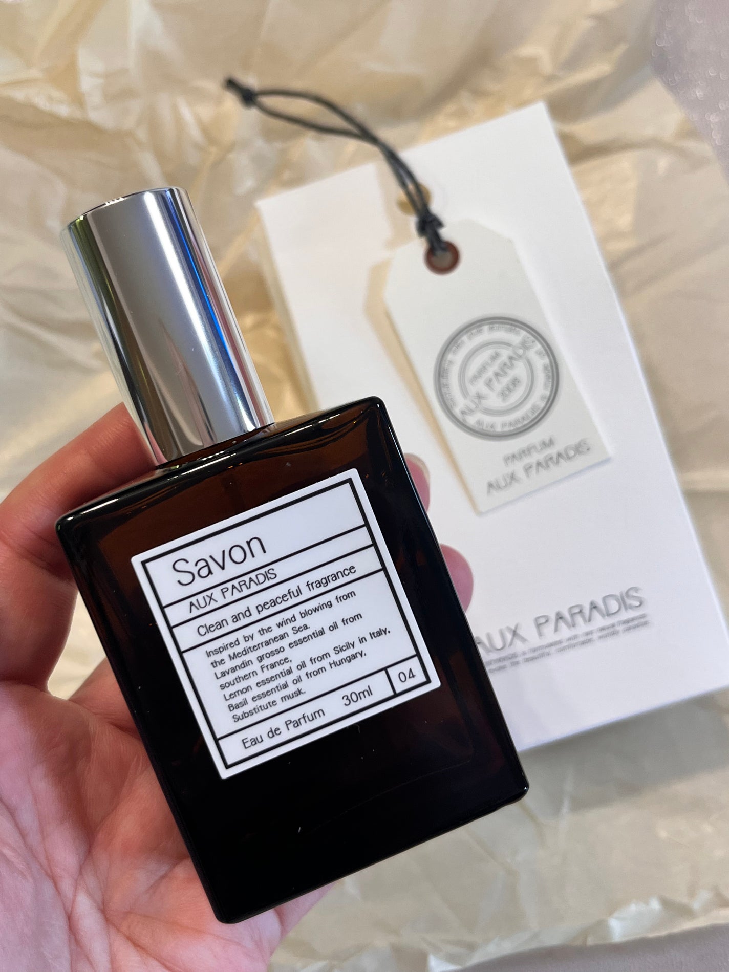 オードパルファム #04 Savon 〔サボン〕/AUX PARADIS/香水(レディース)を使ったクチコミ(2枚目)