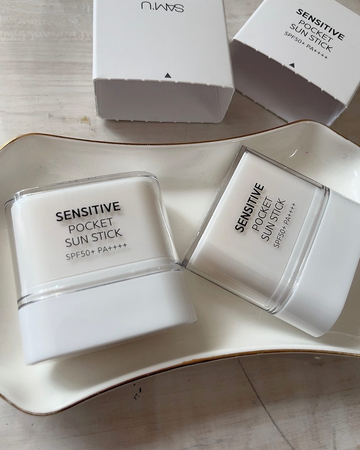 センシティブポケットサンスティック/SAM'U/日焼け止めスティックを使ったクチコミ（3枚目）