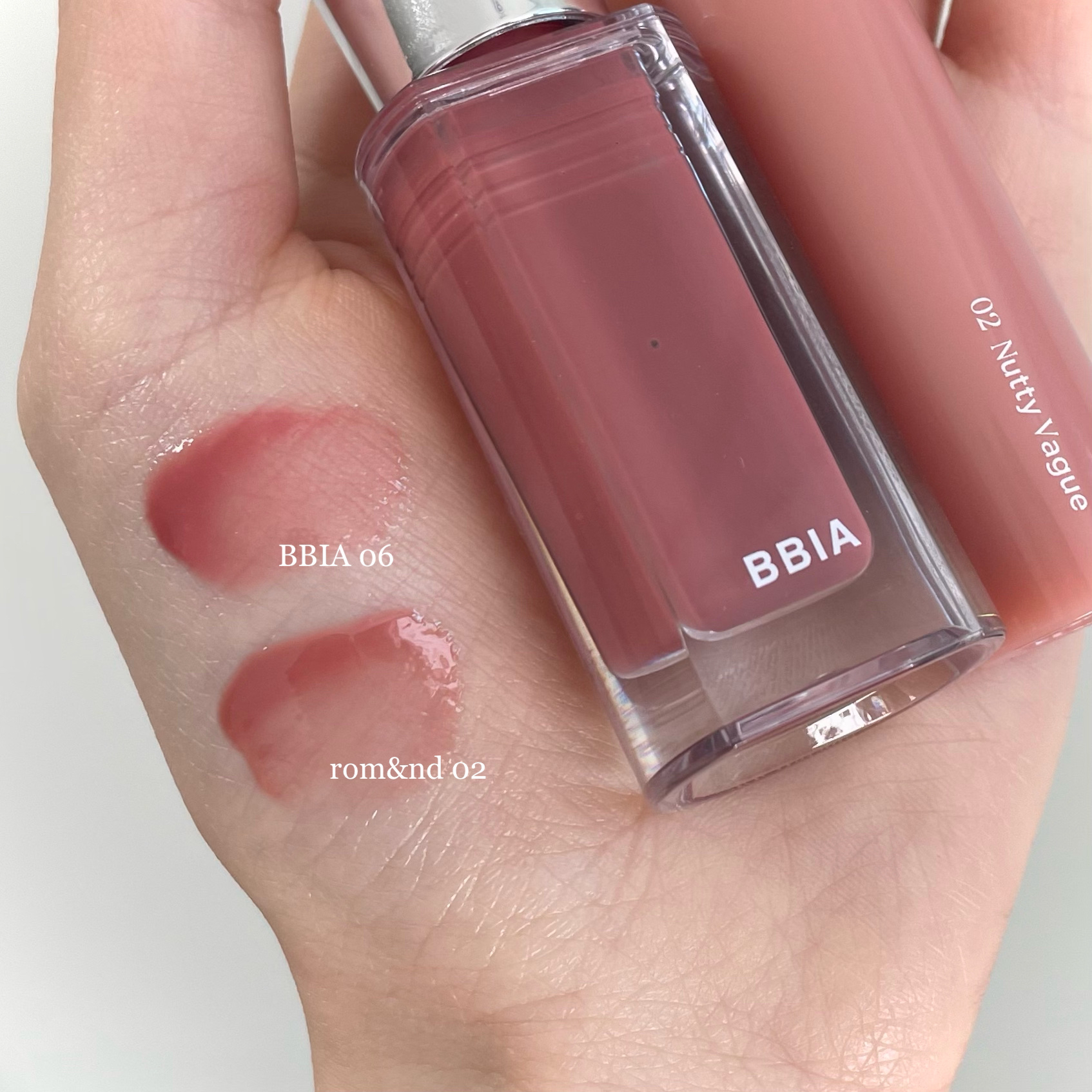 グラスティングカラーグロス/rom&nd/リップグロスを使ったクチコミ（3枚目）