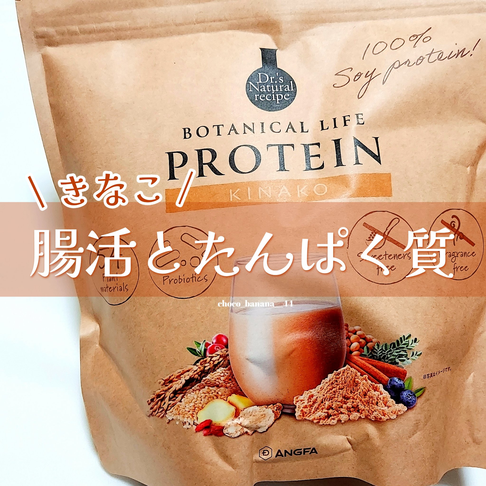 ボタニカルライフプロテイン/ドクターズ ナチュラル レシピ/ソイプロテインを使ったクチコミ（1枚目）