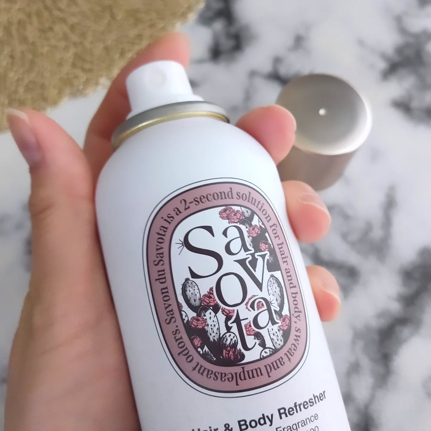 Hair &Body リフレッシャー ブルーミング/Savon du Savota/ドライシャンプーを使ったクチコミ（3枚目）