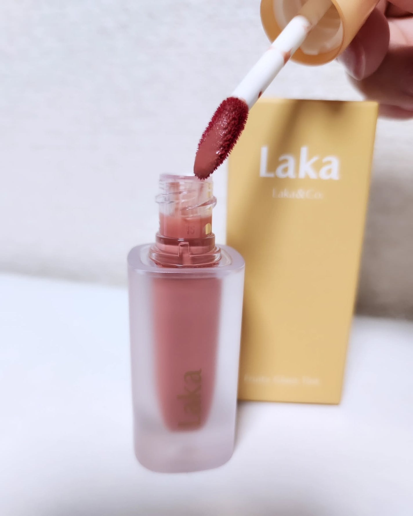 フルーティーグラムティント/Laka/リップティントを使ったクチコミ(4枚目)