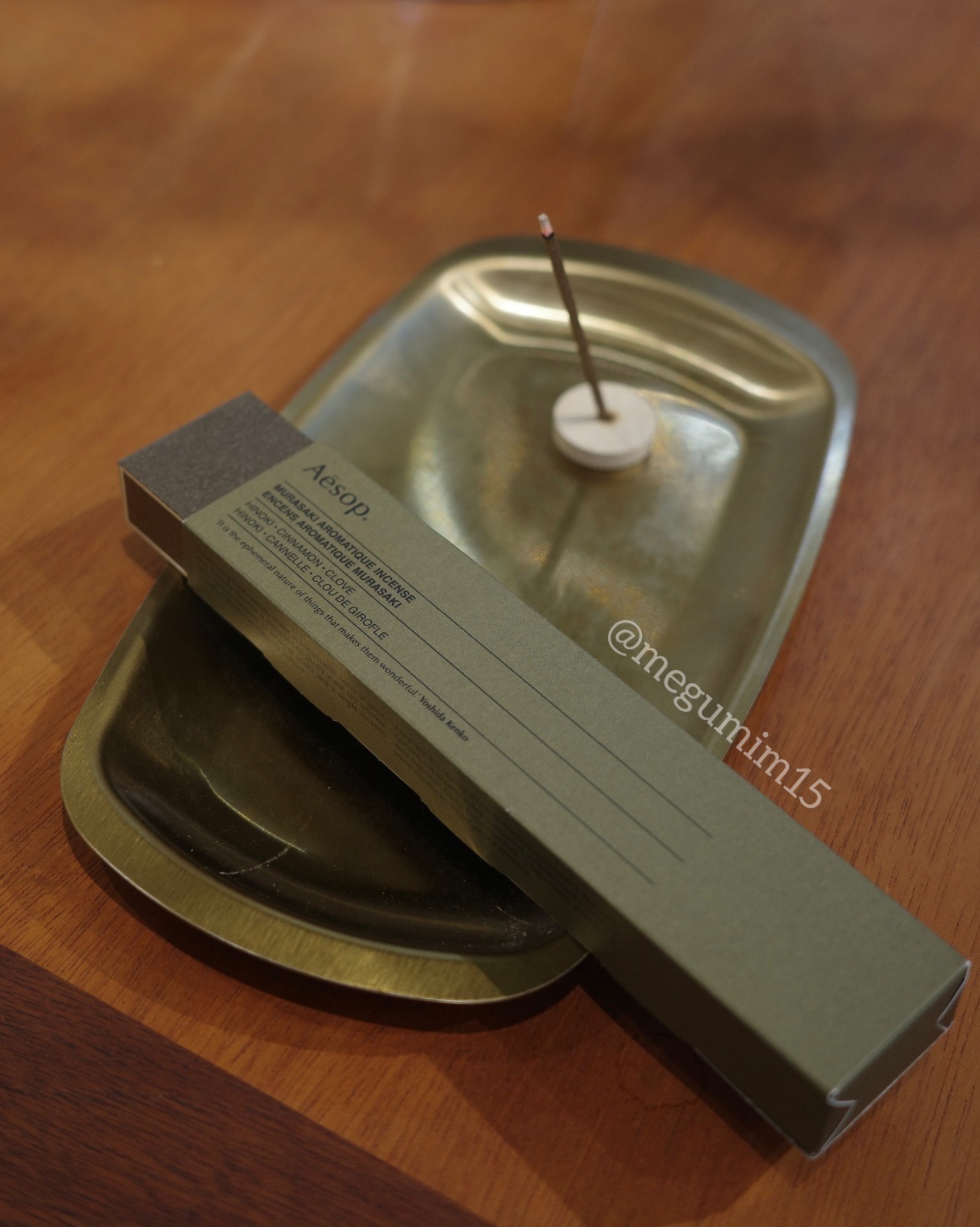 ムラサキ アロマティック インセンス/Aesop/その他を使ったクチコミ（1枚目）