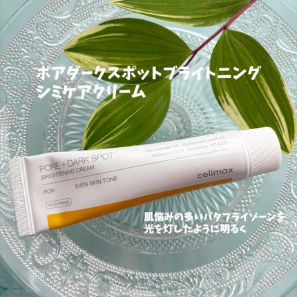 ポアブライトニングシミケアクリーム/celimax/フェイスクリームを使ったクチコミ(3枚目)