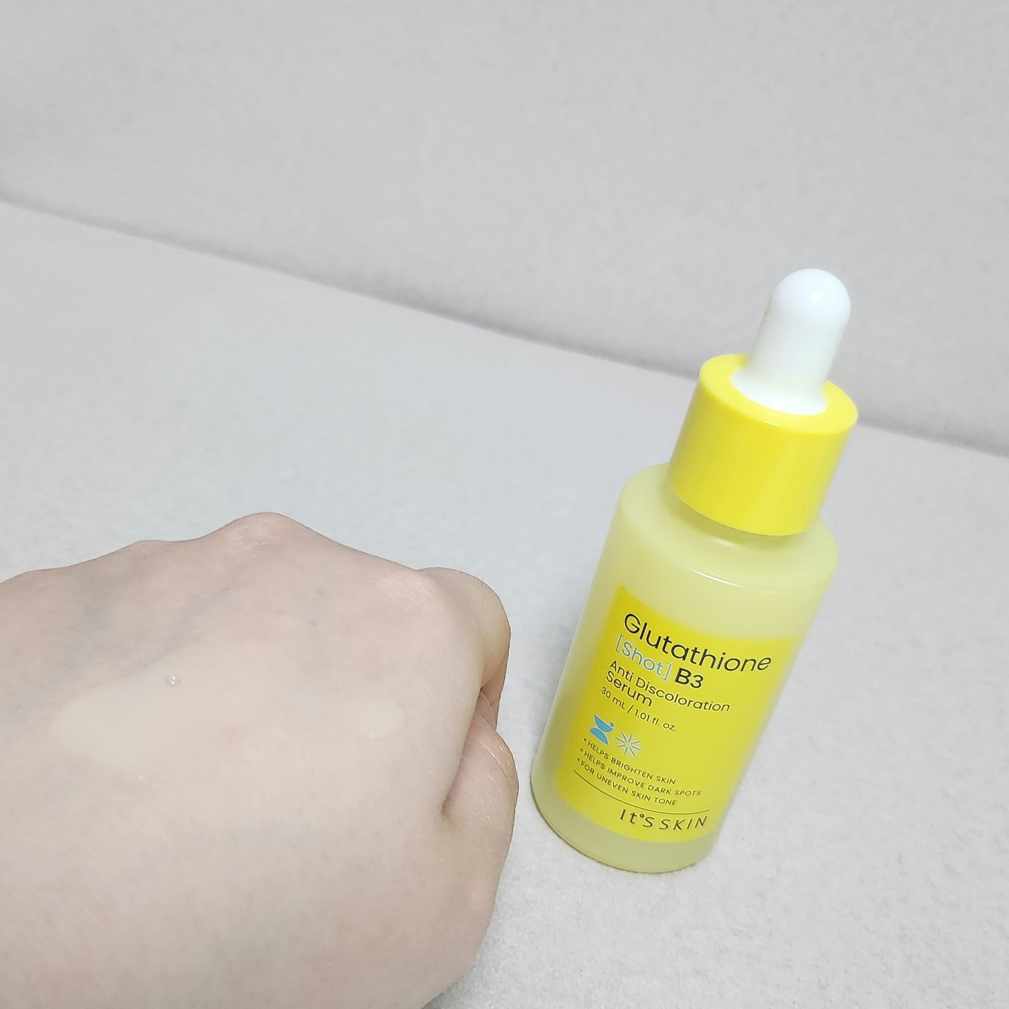 グルタチオンショットB3シミ跡セラム/It's skin/美容液を使ったクチコミ（2枚目）