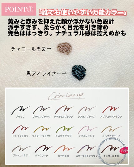 シルキーリキッドアイライナーWP チャコールモカ/D-UP/リキッドアイライナーを使ったクチコミ(3枚目)