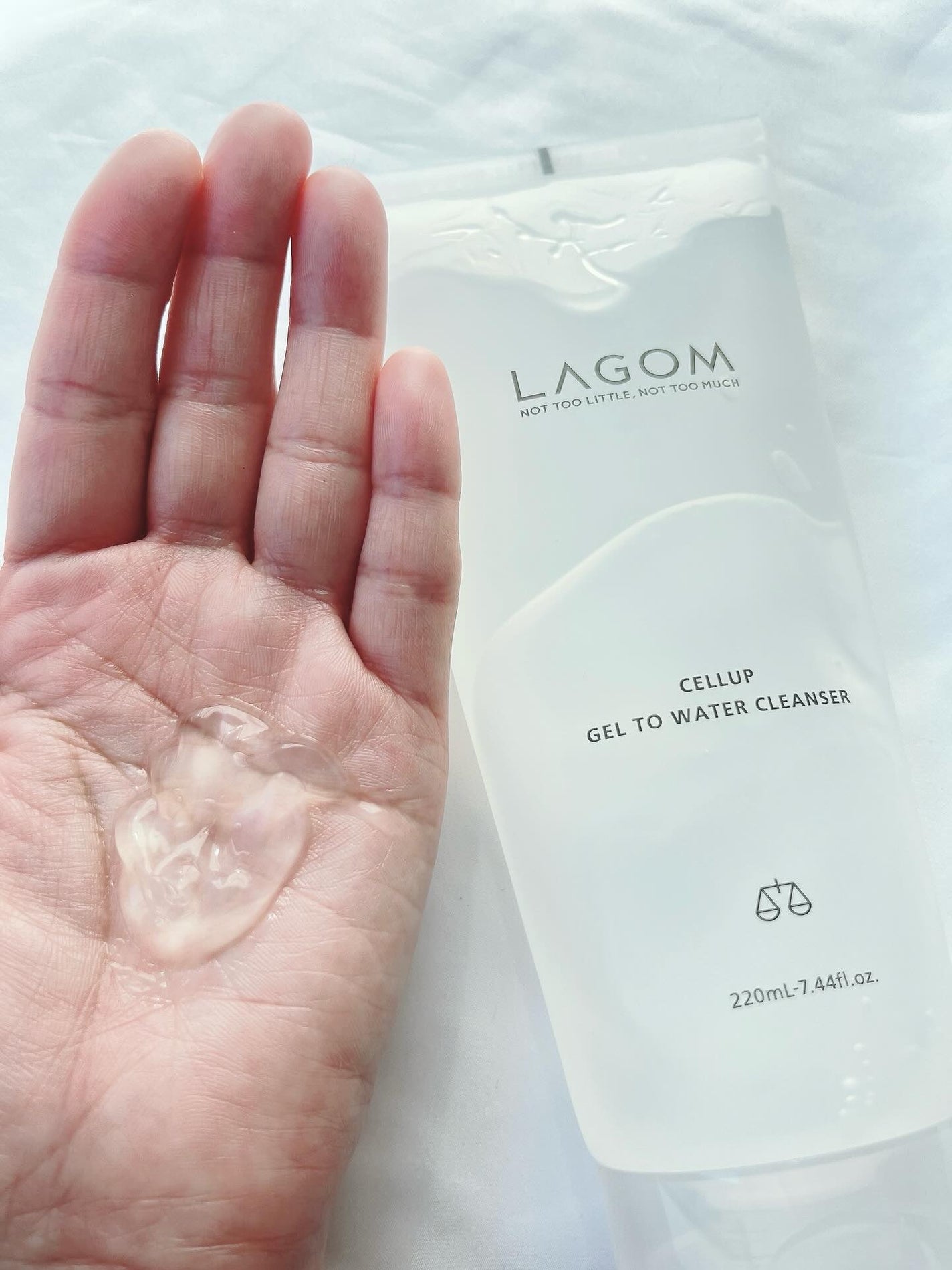 ラゴム ジェルトゥウォーター クレンザー(朝用洗顔)/LAGOM /その他洗顔料を使ったクチコミ(4枚目)