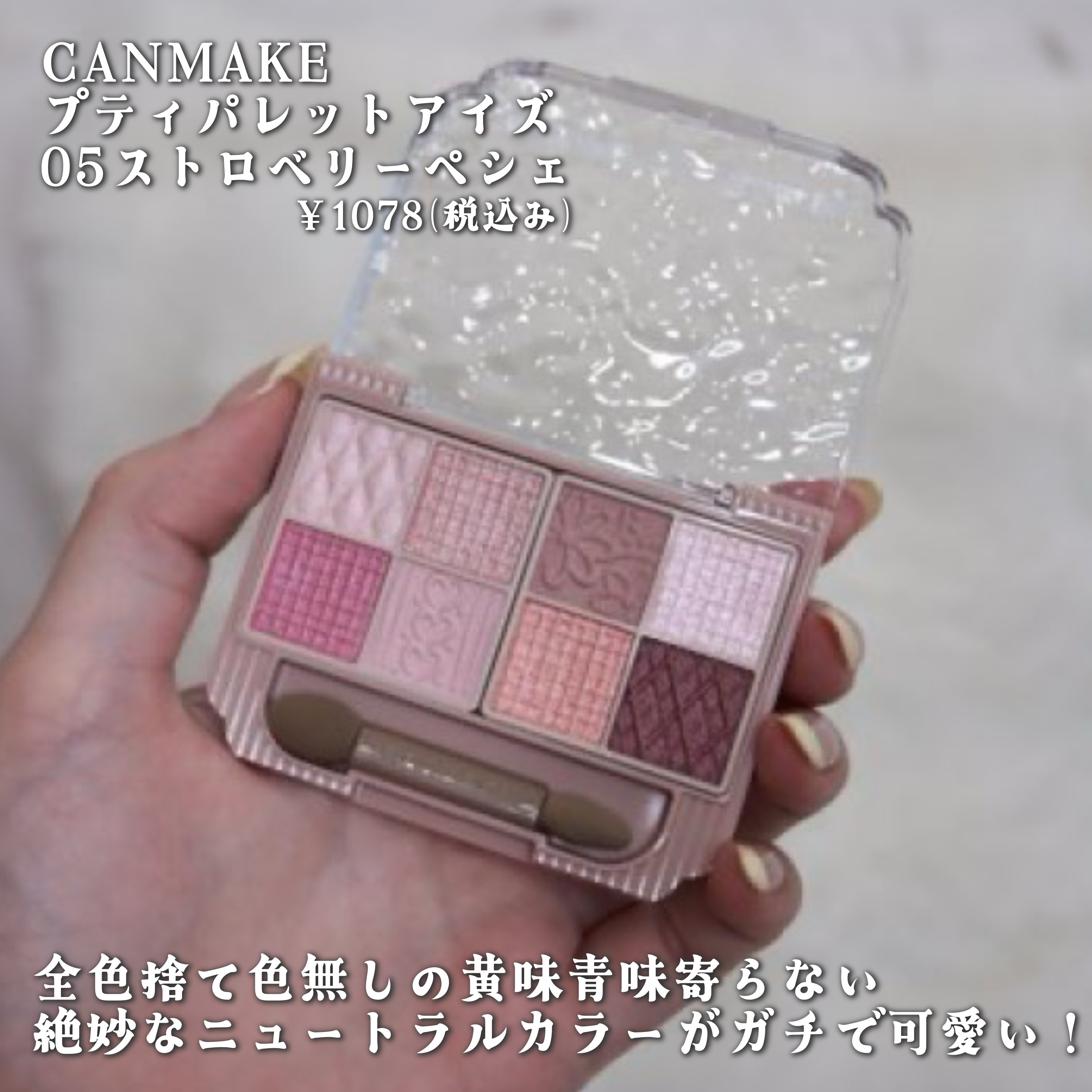 プティパレットアイズ/キャンメイク/パウダーアイシャドウを使ったクチコミ（2枚目）