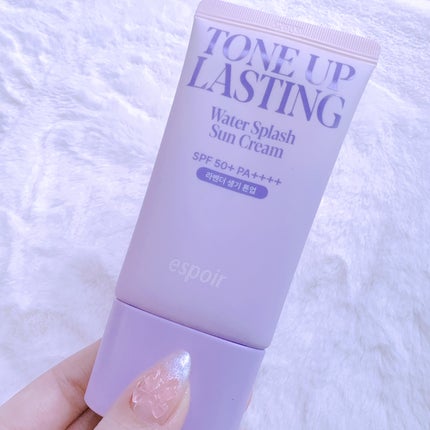 ウォータースプラッシュサンクリーム トーンアップラスティング/espoir/日焼け止めクリームを使ったクチコミ(1枚目)