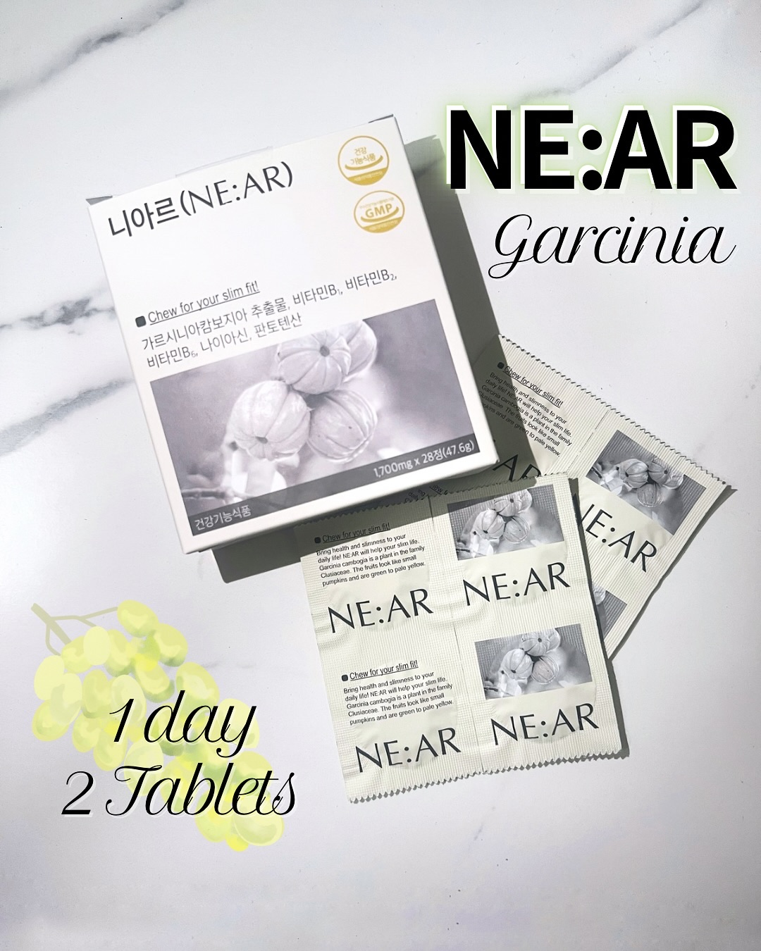 ガルシニア/NE:AR/ボディサプリメントを使ったクチコミ（1枚目）