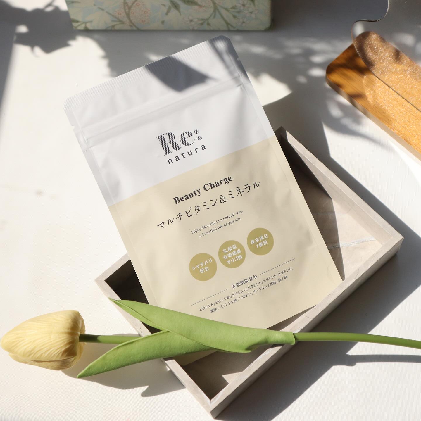 リナチュラ ビューティーチャージ マルチビタミン&ミネラル/Re:natura/美容サプリメントを使ったクチコミ（1枚目）