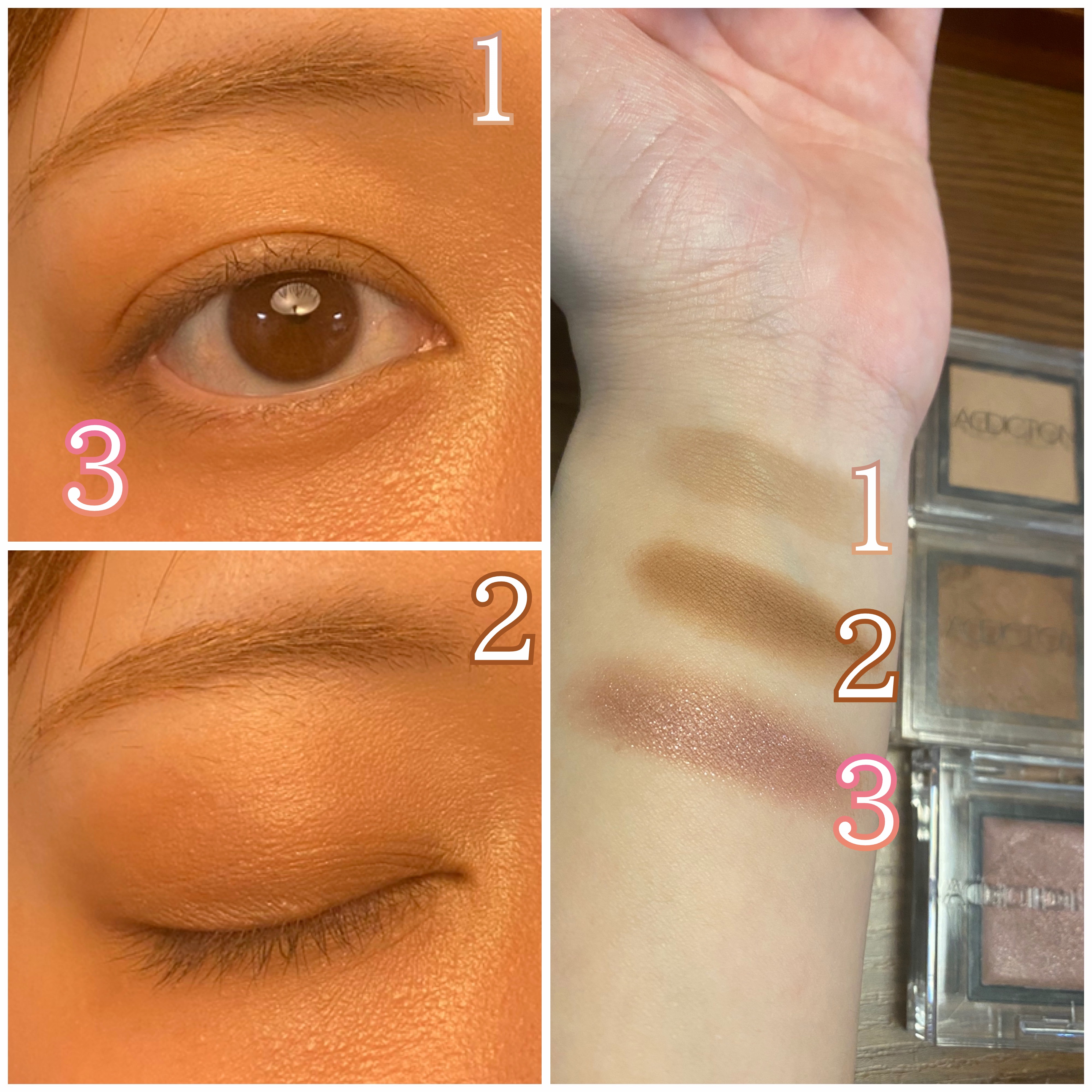 アディクション ザ アイシャドウ マット/ADDICTION/単色アイシャドウを使ったクチコミ（2枚目）