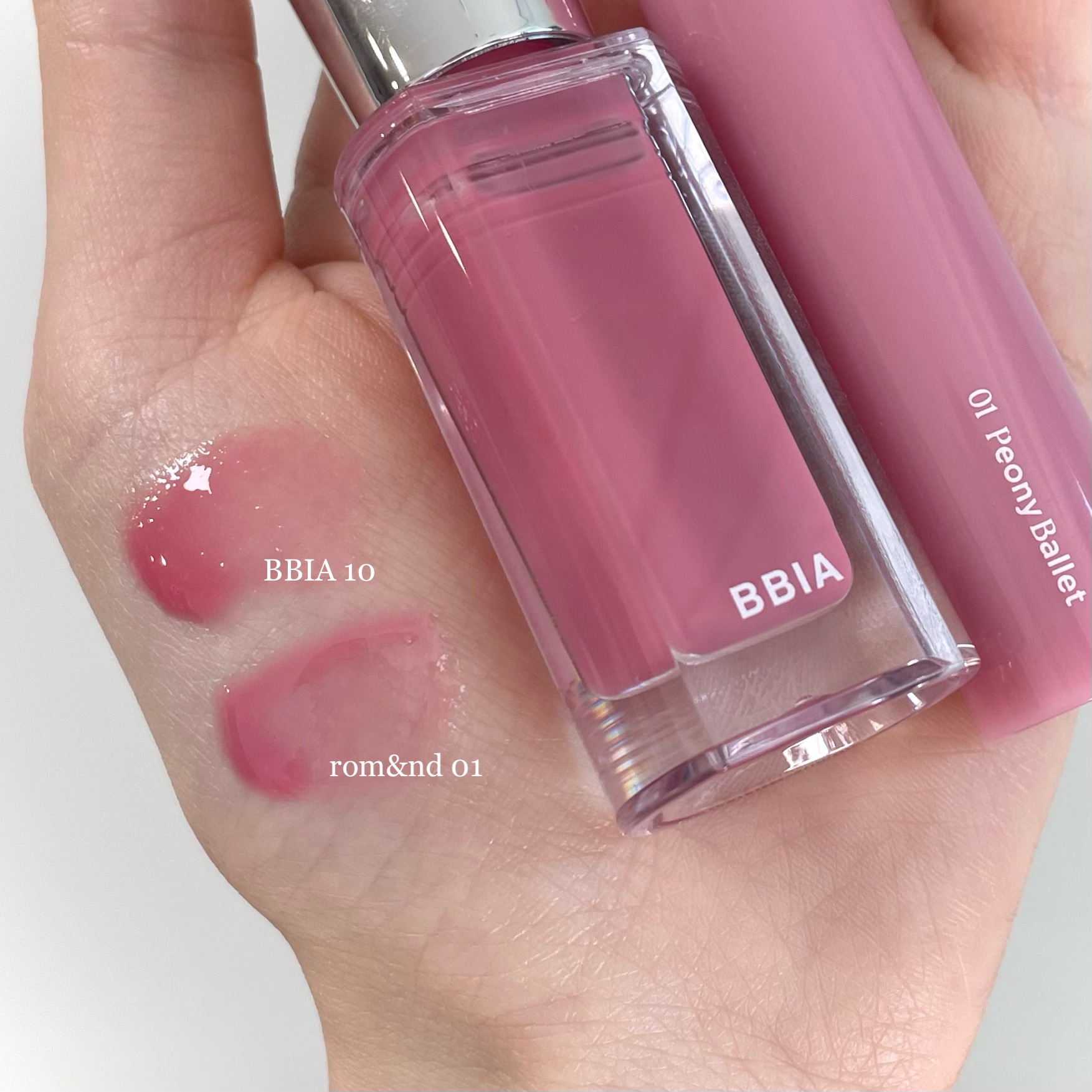 グラスティングカラーグロス/rom&nd/リップグロスを使ったクチコミ（2枚目）