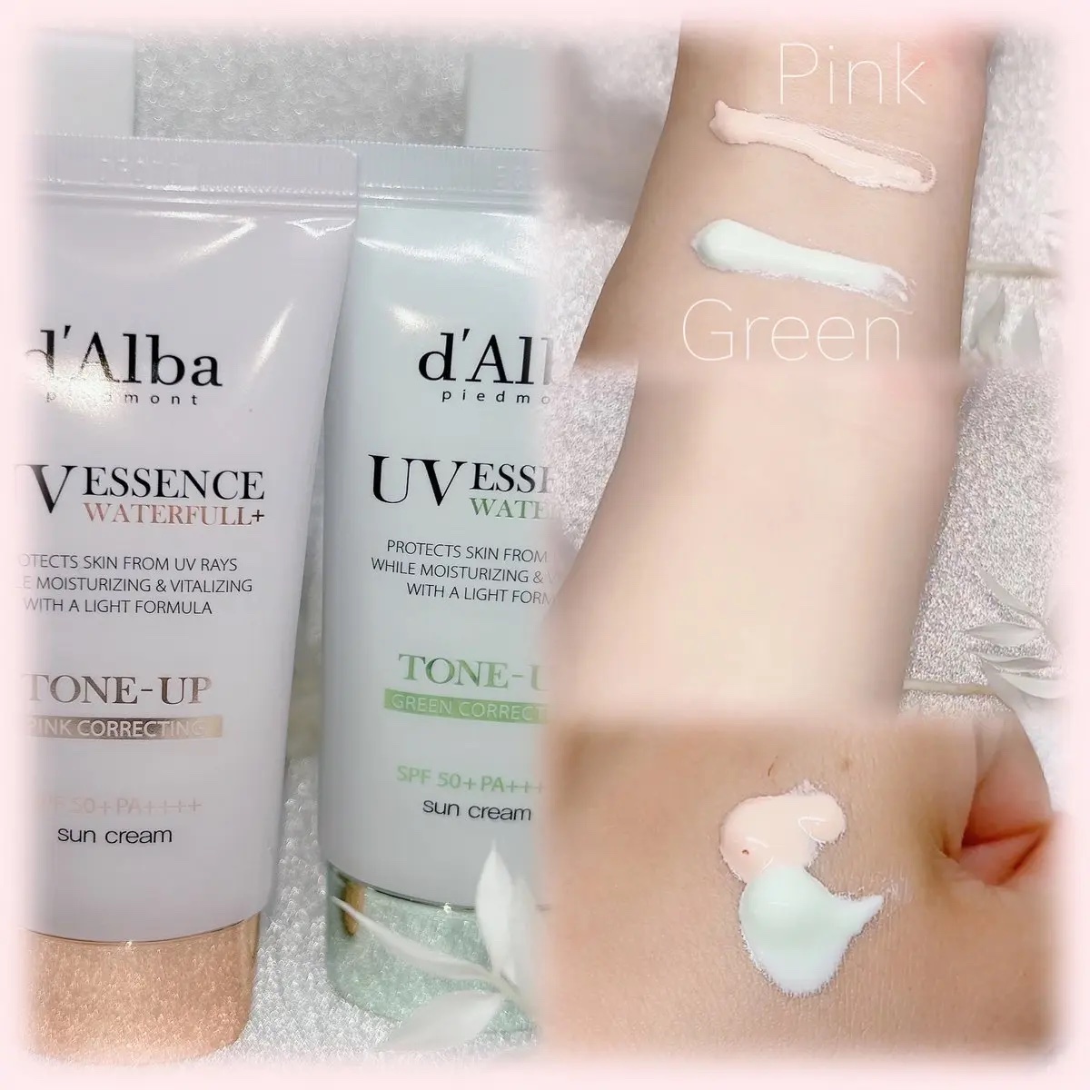 ウォータフルトーンアップサンクリーム/ダルバ/日焼け止めクリームを使ったクチコミ（2枚目）