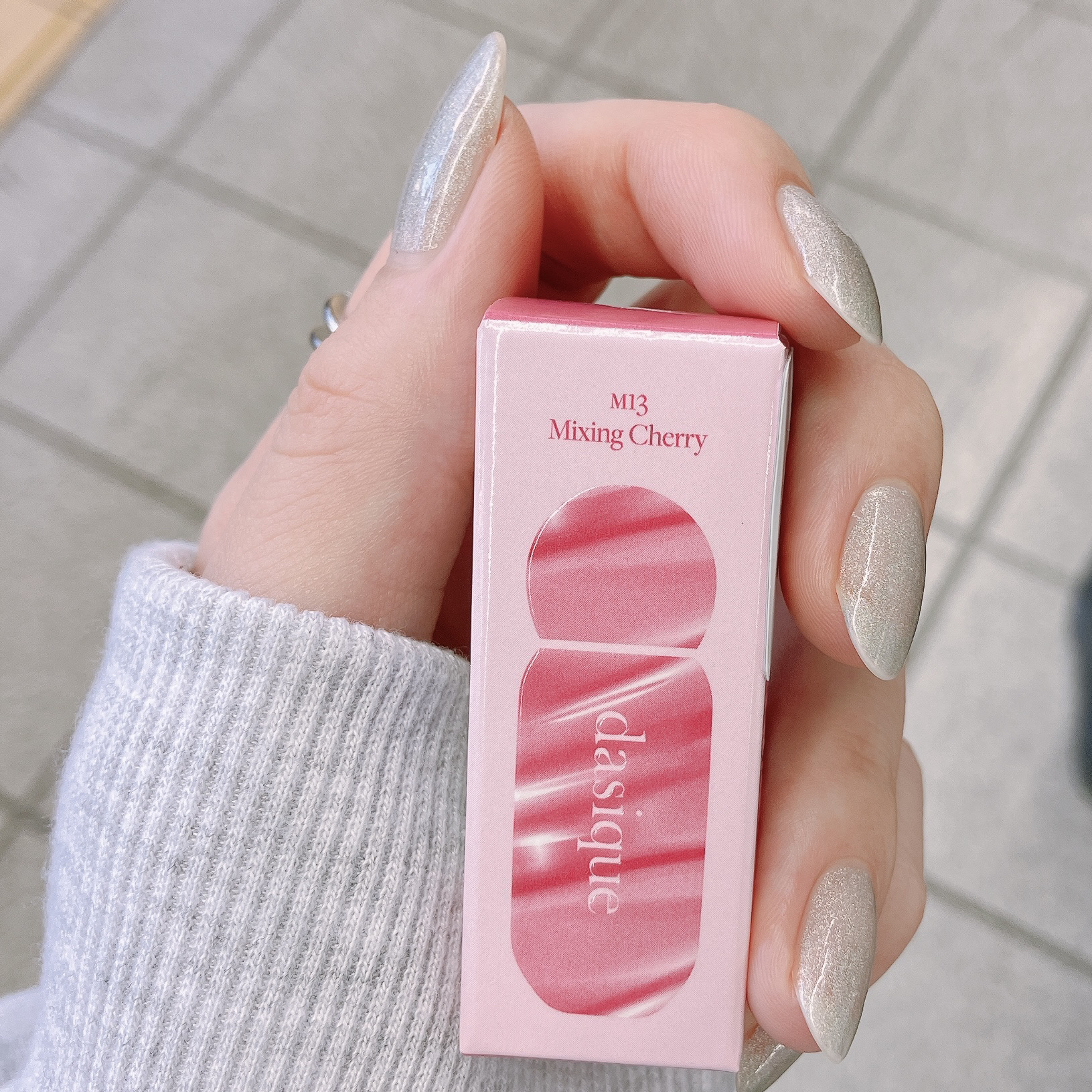 ジューシーデューイグロウティント 13 ミキシングチェリー(ミニ) /dasique/リップティントを使ったクチコミ（1枚目）