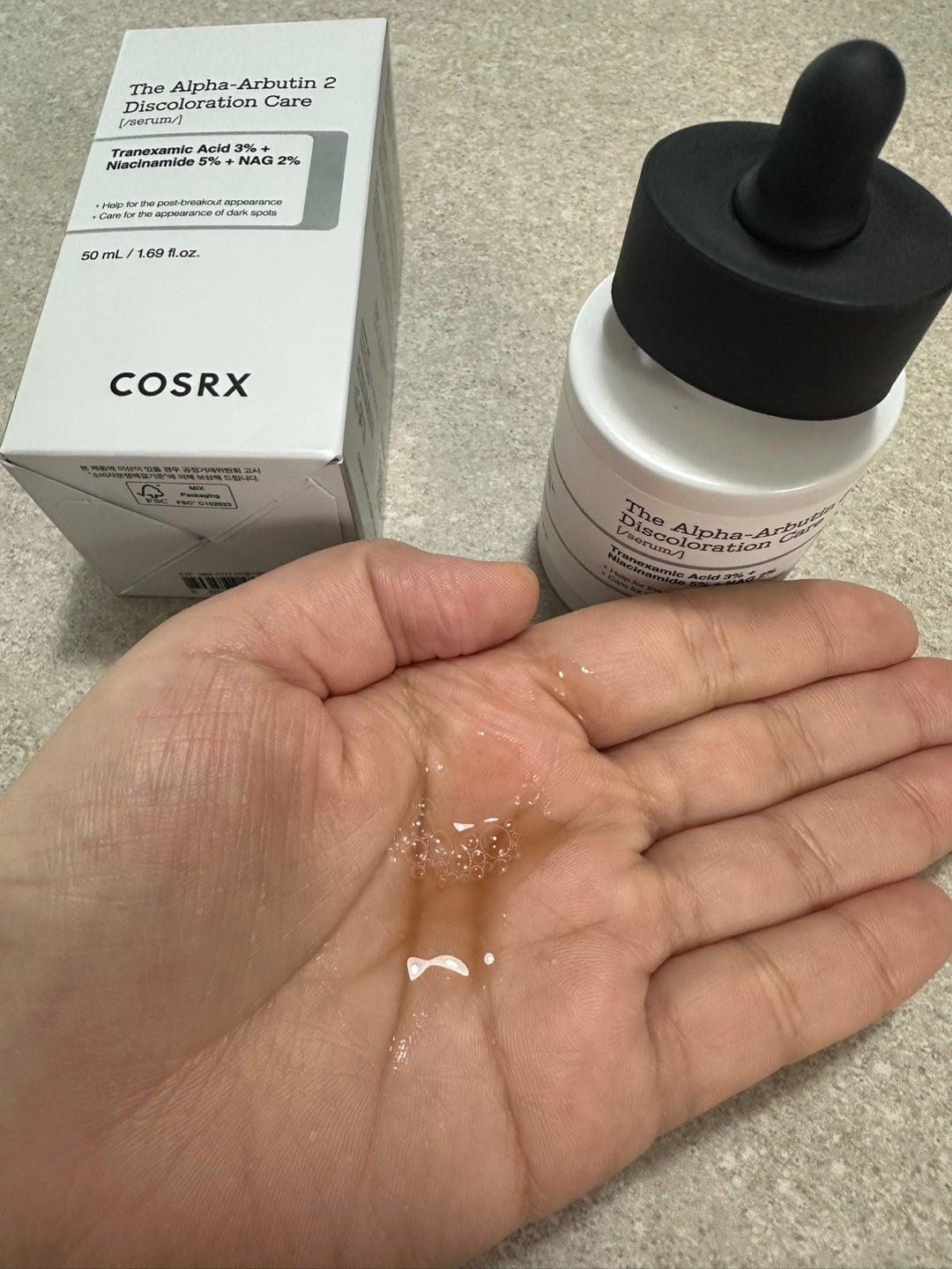 RXザ・アルファアルブチン2 ニキビ跡ケアセラム/COSRX/美容液を使ったクチコミ(2枚目)