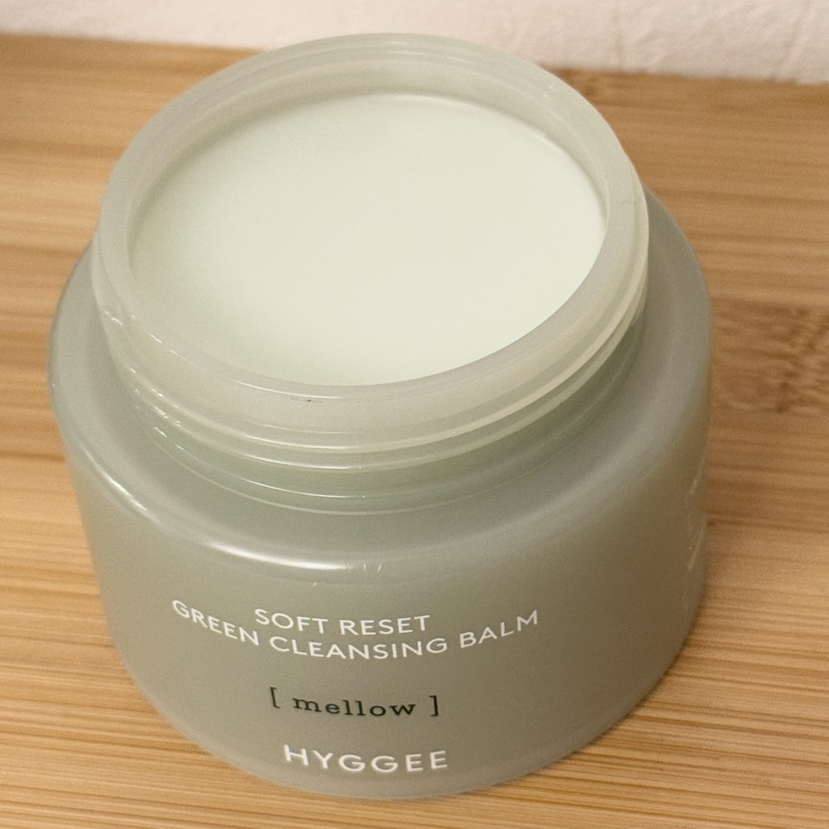 ソフトリセットグリーンクレンジングバーム/HYGGEE/クレンジングバームを使ったクチコミ（2枚目）