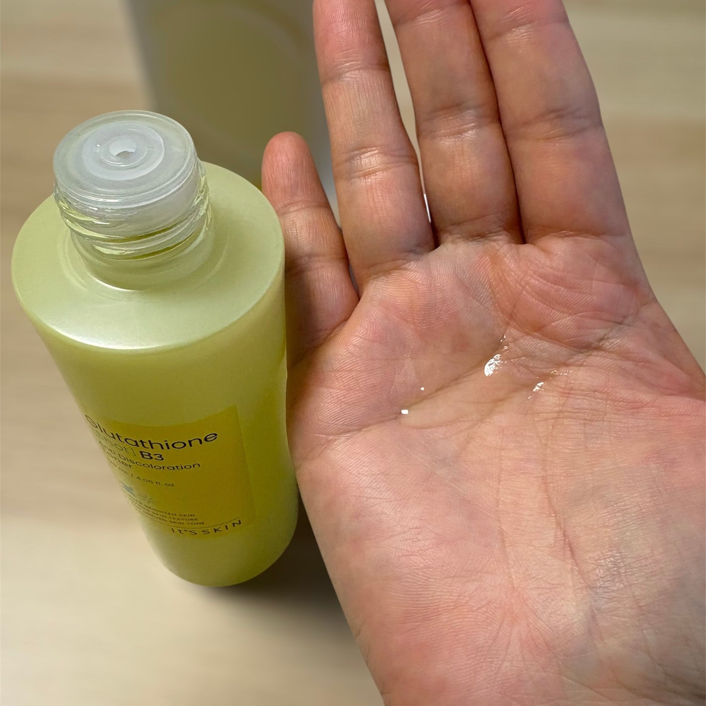 グルタチオンショットB3クリアトーントナー/It's skin/化粧水を使ったクチコミ(2枚目)