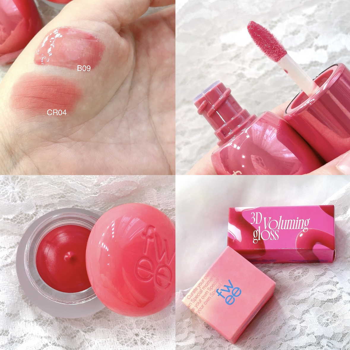 リップアンドチーク ブラーリープリンポット/fwee/口紅を使ったクチコミ（2枚目）