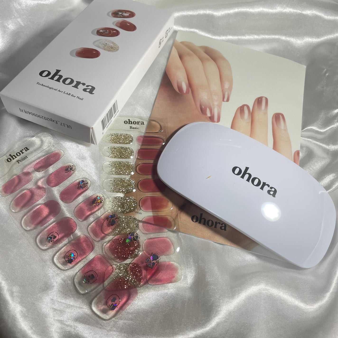 セミキュアジェルネイル(ハンド)/ohora/ネイルシールを使ったクチコミ(1枚目)