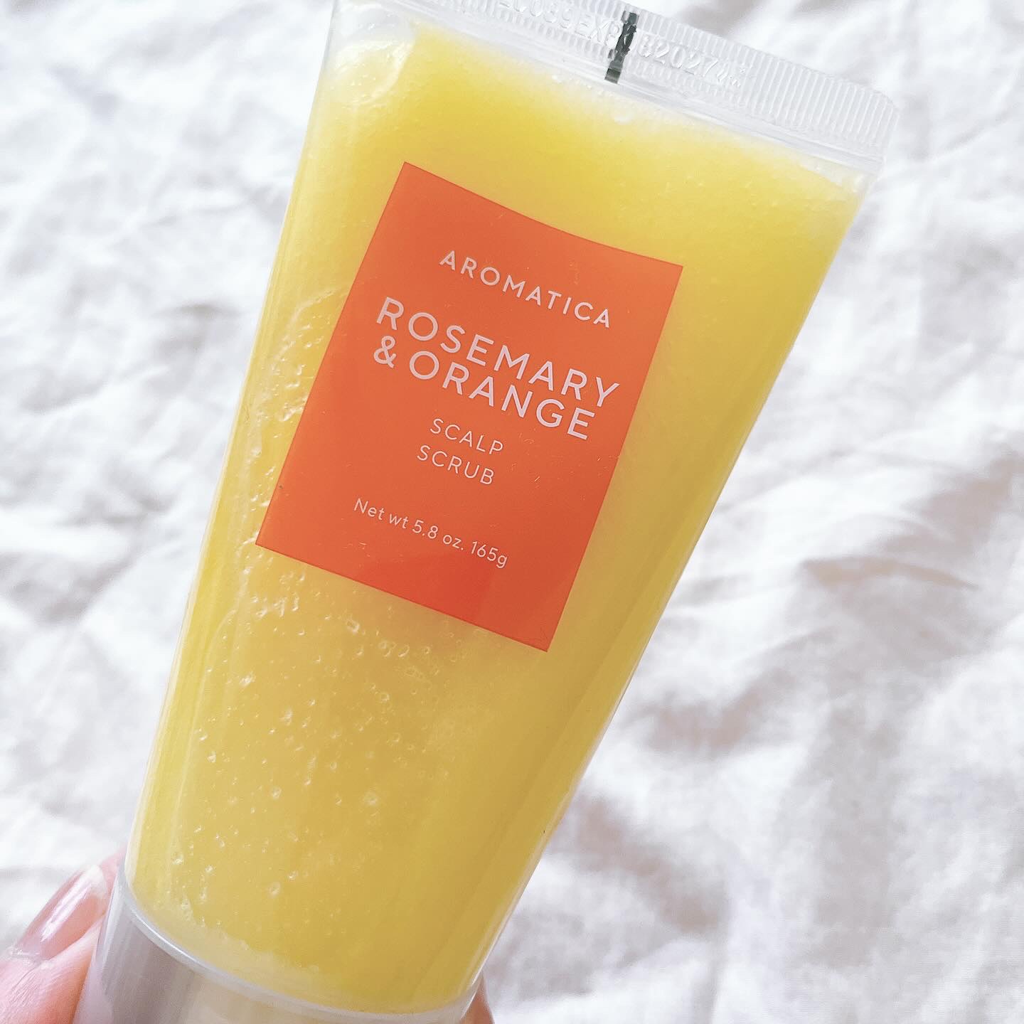 ローズマリー＆オレンジ スカルプスクラブ/AROMATICA/ヘッドスクラブを使ったクチコミ（1枚目）