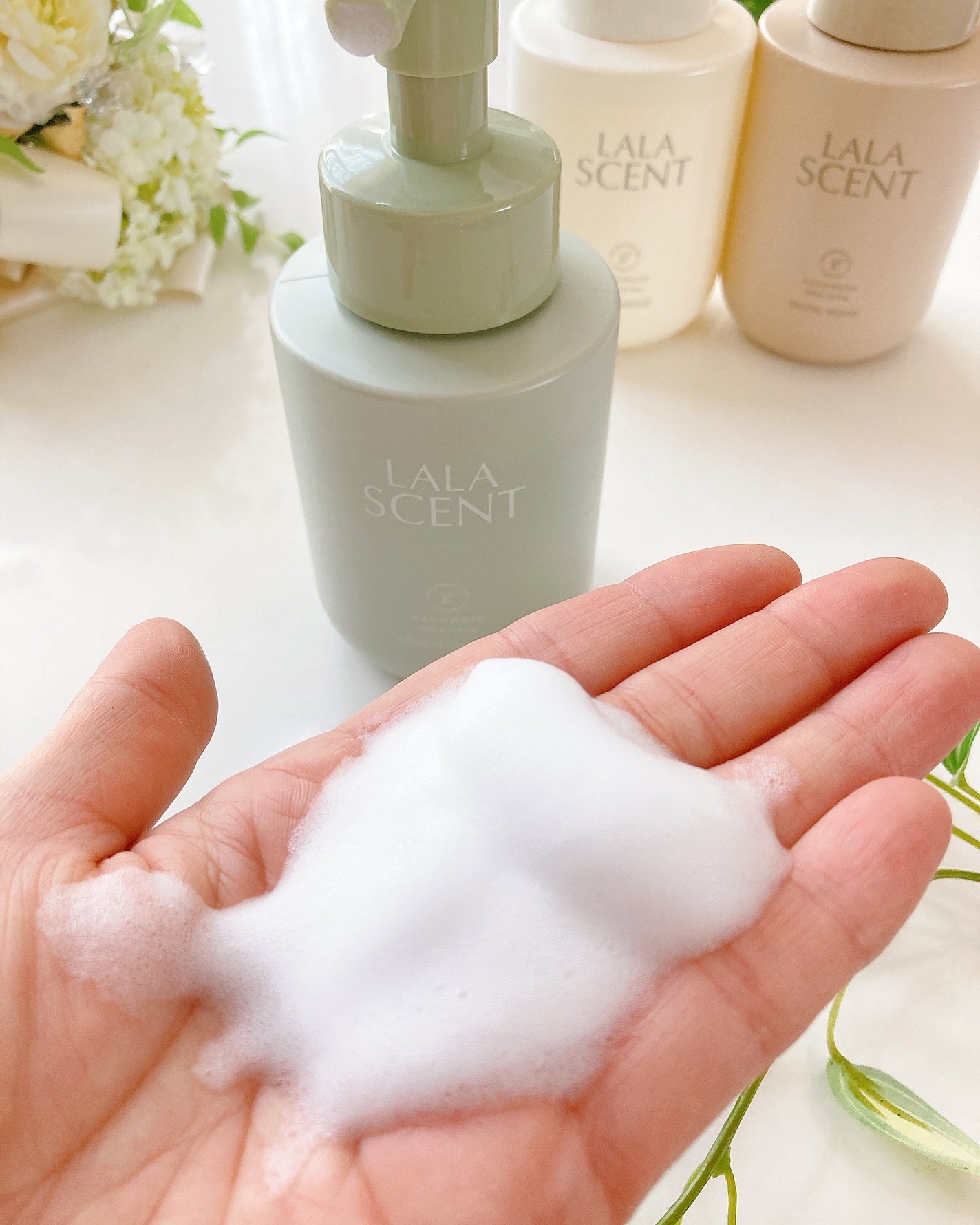 ひだまり@毎日投稿✨ on LIPS 「.香水をつけたかのようなハンドソープ🫧LALA&MORE ..」(4枚目)