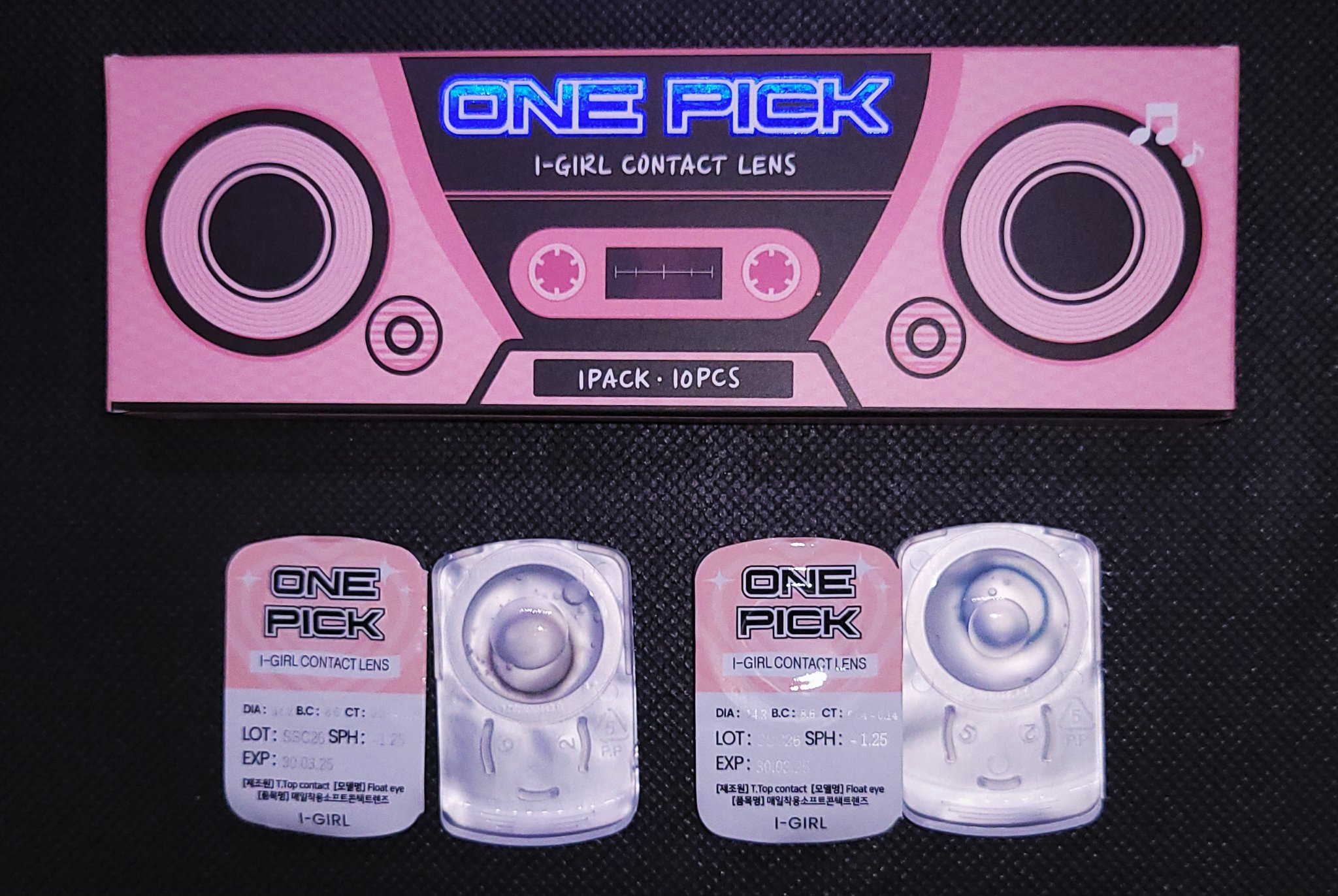 ONE PICK/蜜のレンズ/１ヶ月（１MONTH）カラコンを使ったクチコミ（1枚目）