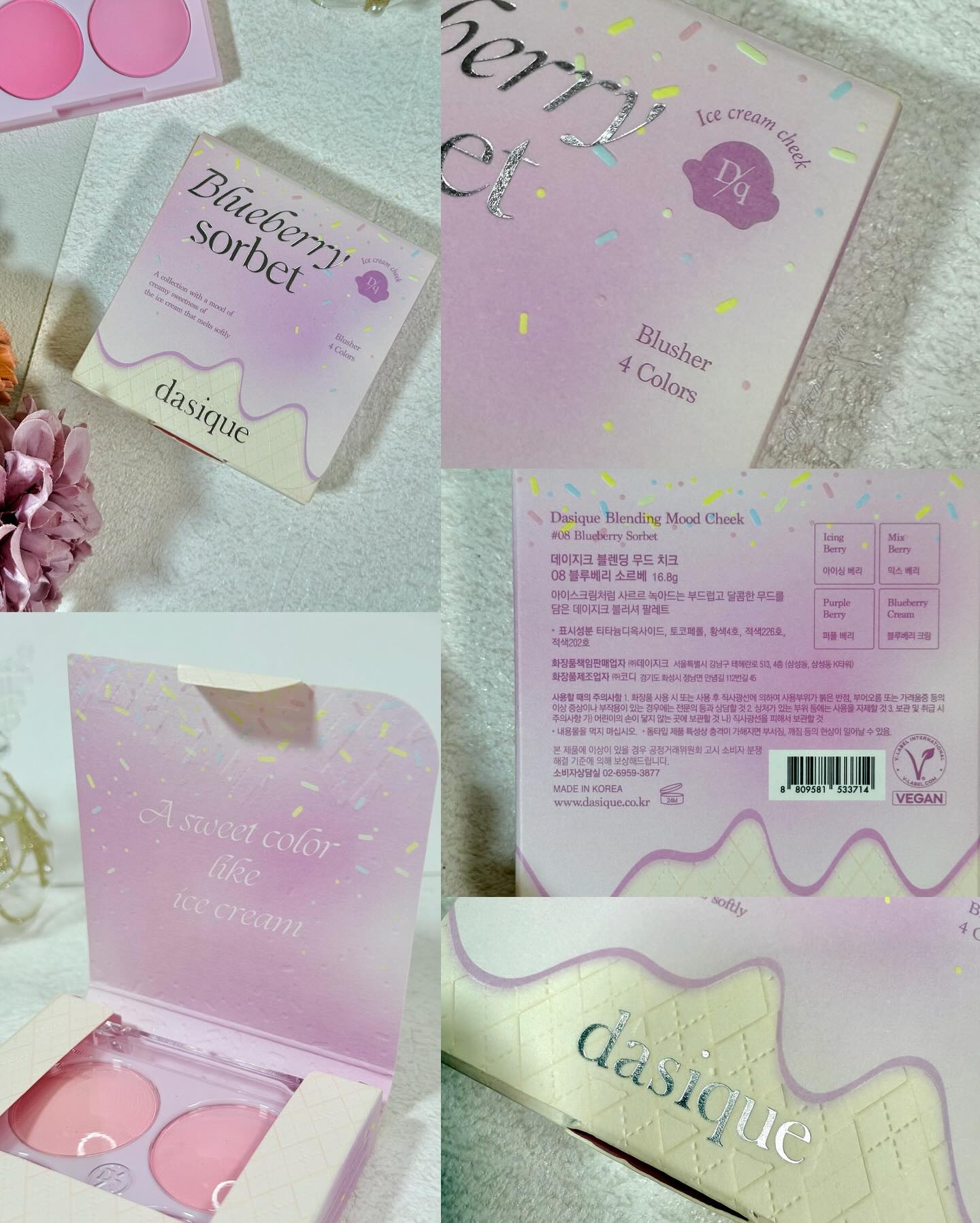 ブレンディングムードチーク/dasique/パウダーチークを使ったクチコミ（2枚目）