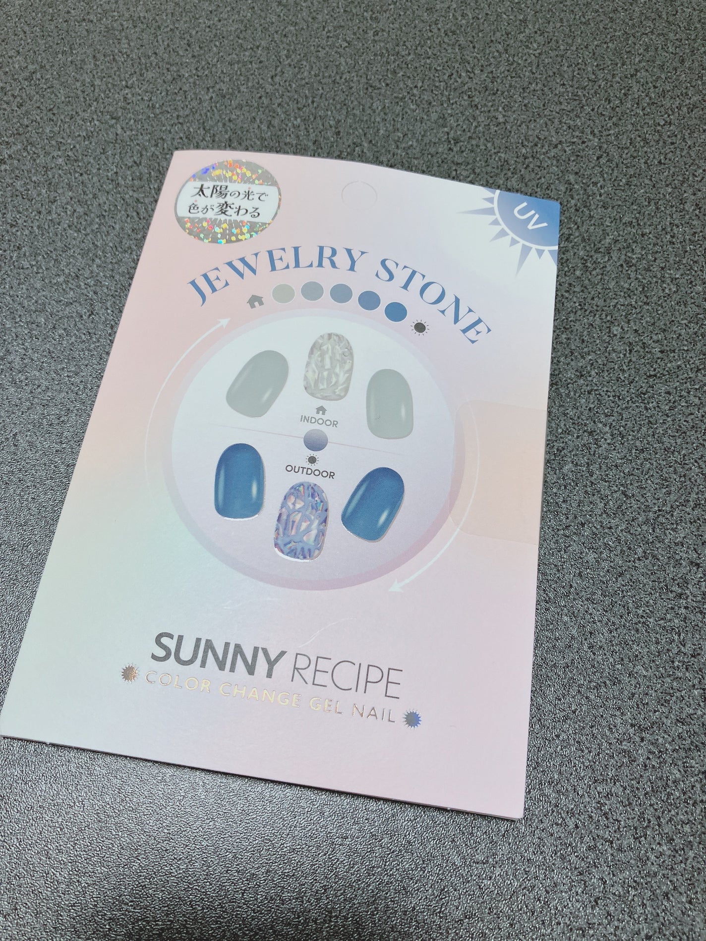 SUNNY RECIPE COLOR CHANGE GEL NAIL/SUNNY RECIPE/ネイルシールを使ったクチコミ(1枚目)