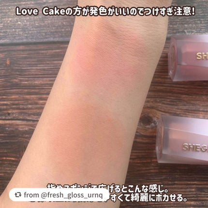 シーグラム カラーブルーム リキッドブラッシュ/SHEGLAM/リキッドチークを使ったクチコミ(5枚目)