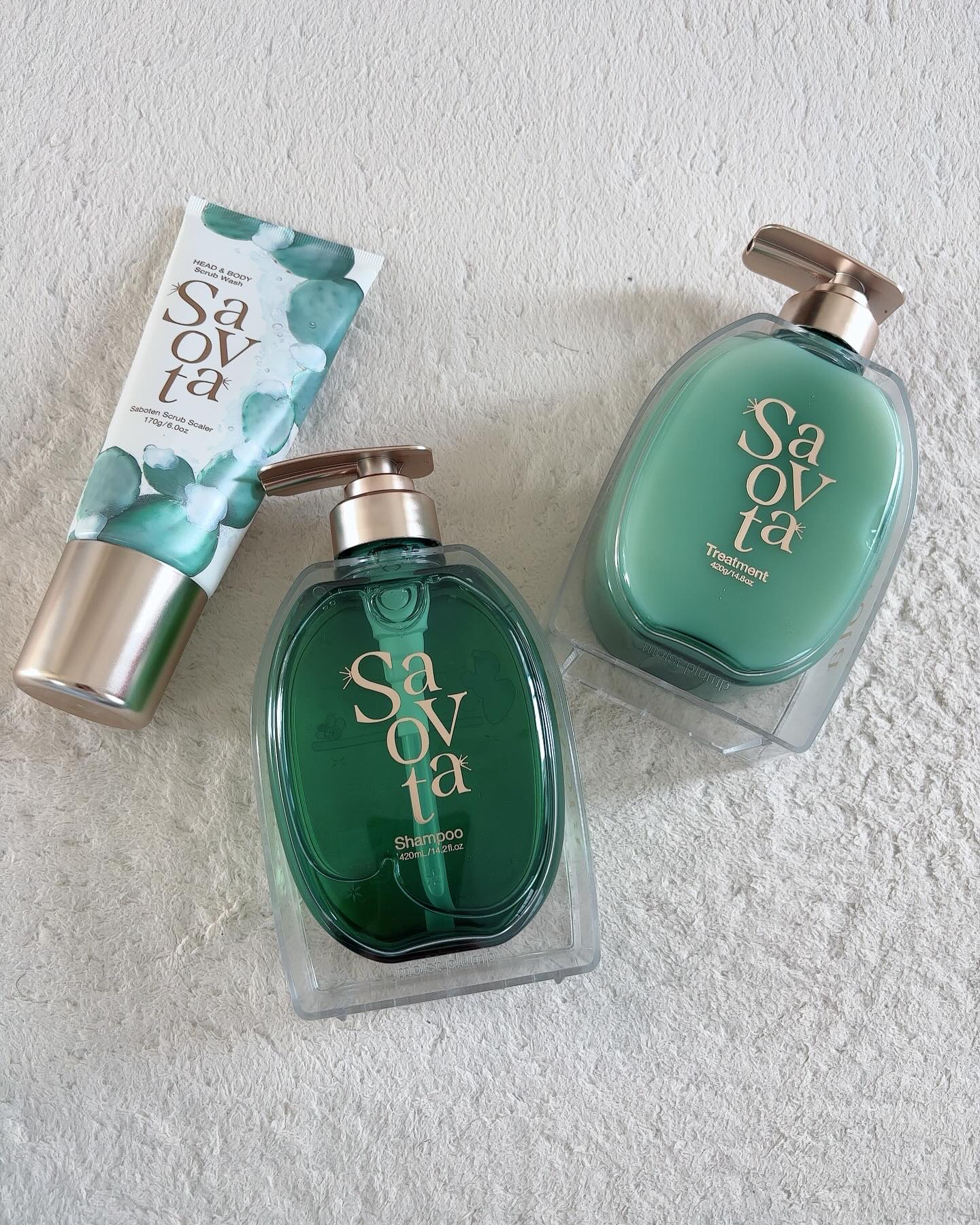 サボンドサボタ　モイストプランプシャンプー/ヘアトリートメント/Savon du Savota/シャンプー・コンディショナーを使ったクチコミ（1枚目）