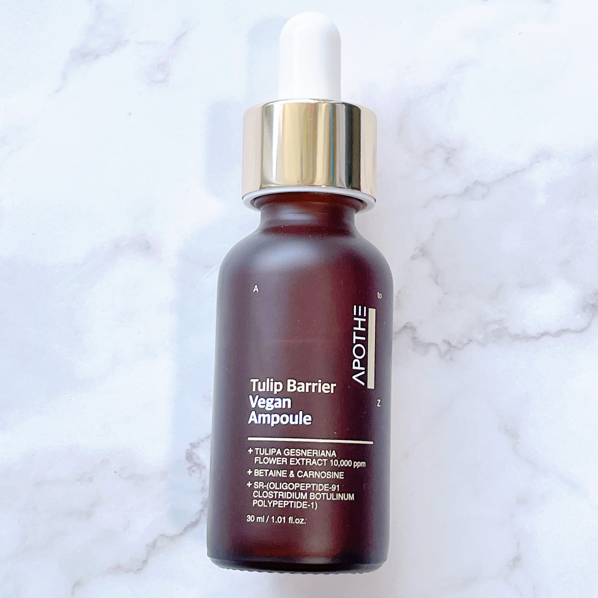 チューリップバリアビーガンアンプル /APOTHE/美容液を使ったクチコミ（3枚目）