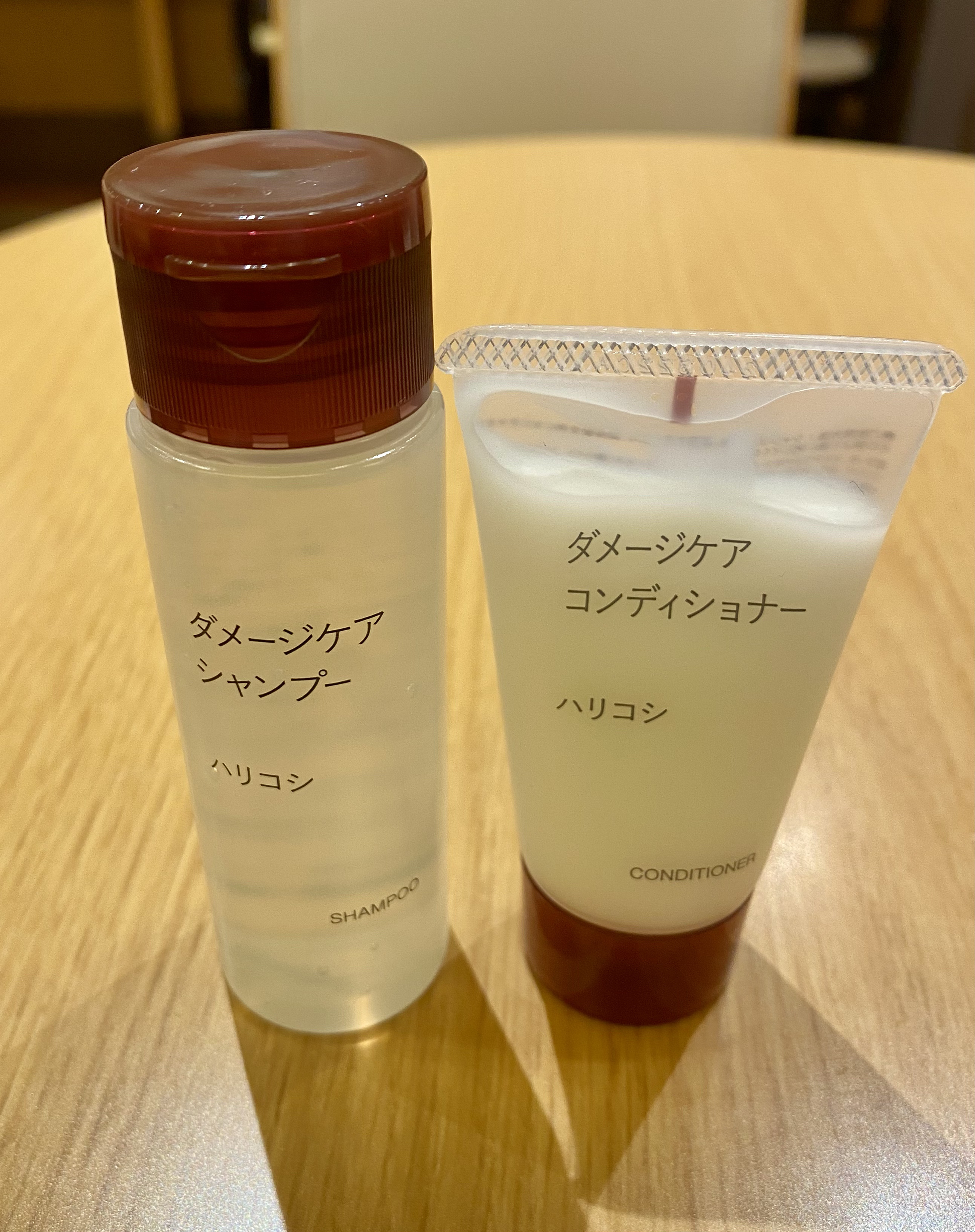 ダメージケア シャンプー ハリコシ/コンディショナー ハリコシ/無印良品/シャンプー・コンディショナーを使ったクチコミ（1枚目）