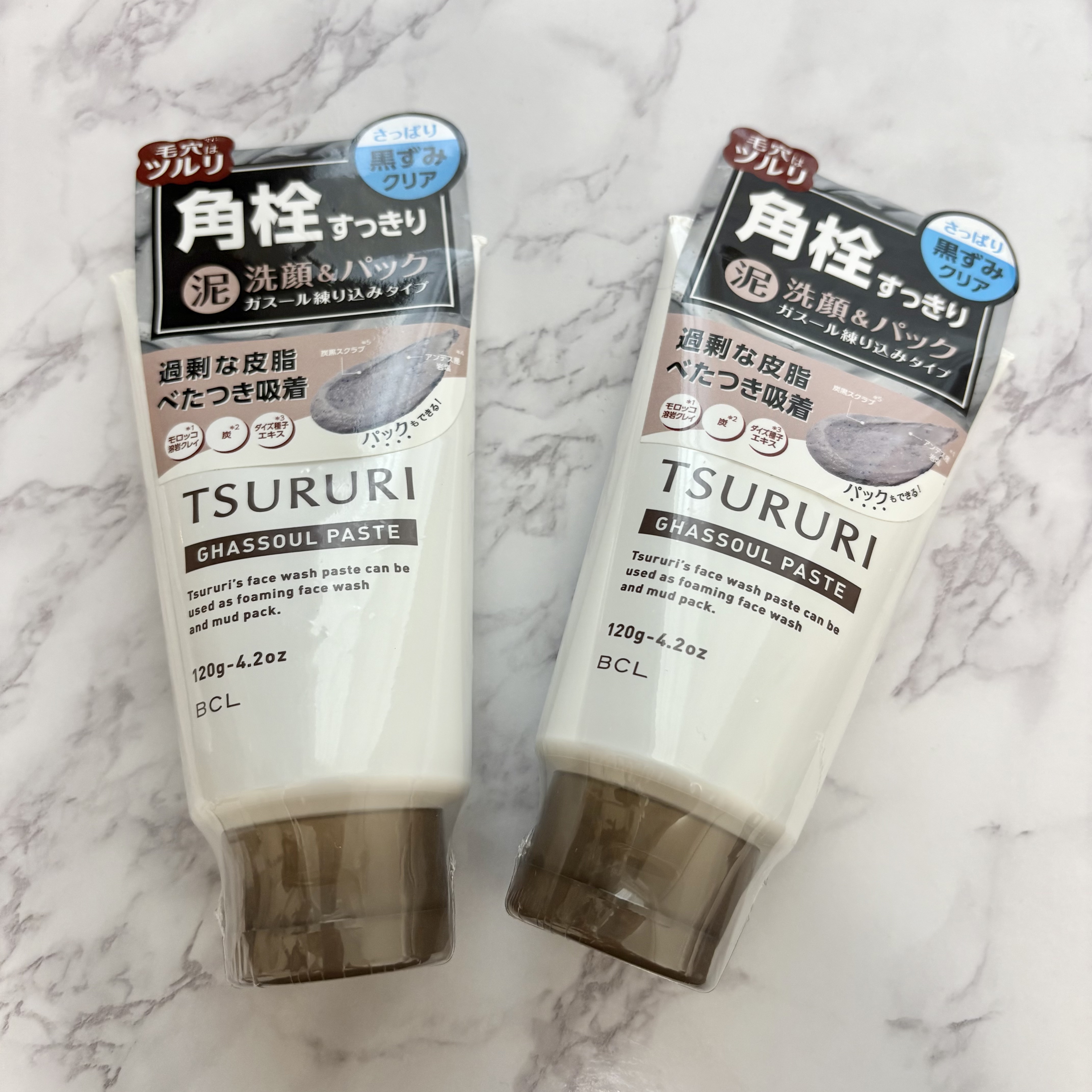 洗顔ペースト ガスール/ツルリ/洗顔フォームを使ったクチコミ（1枚目）