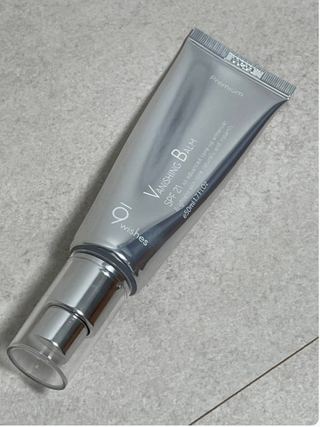バニシングバーム プレミアム トーンアップ SPF21/9Wishes/化粧下地を使ったクチコミ(1枚目)
