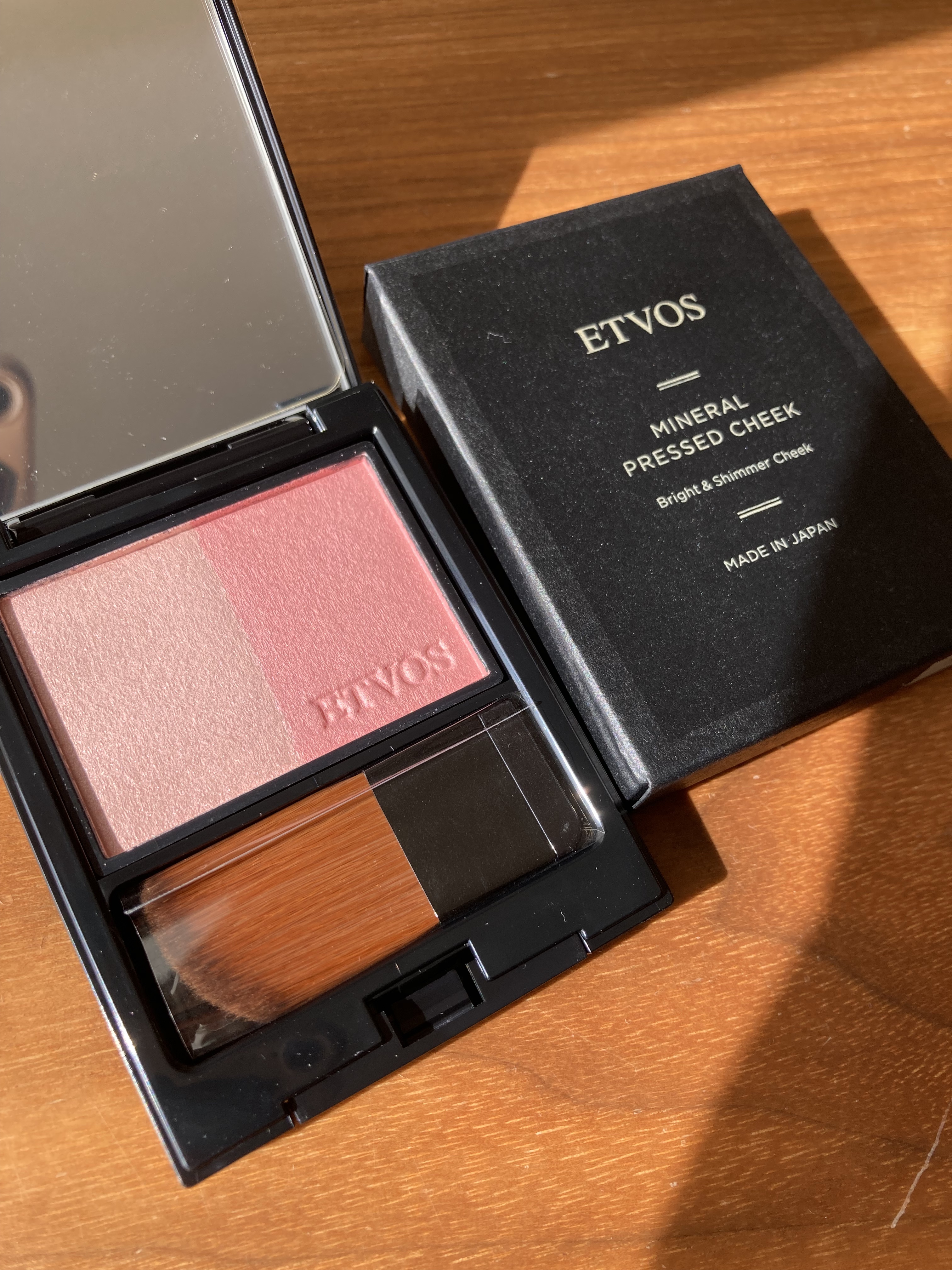 ミネラルプレストチーク/エトヴォス/パウダーチークを使ったクチコミ（1枚目）