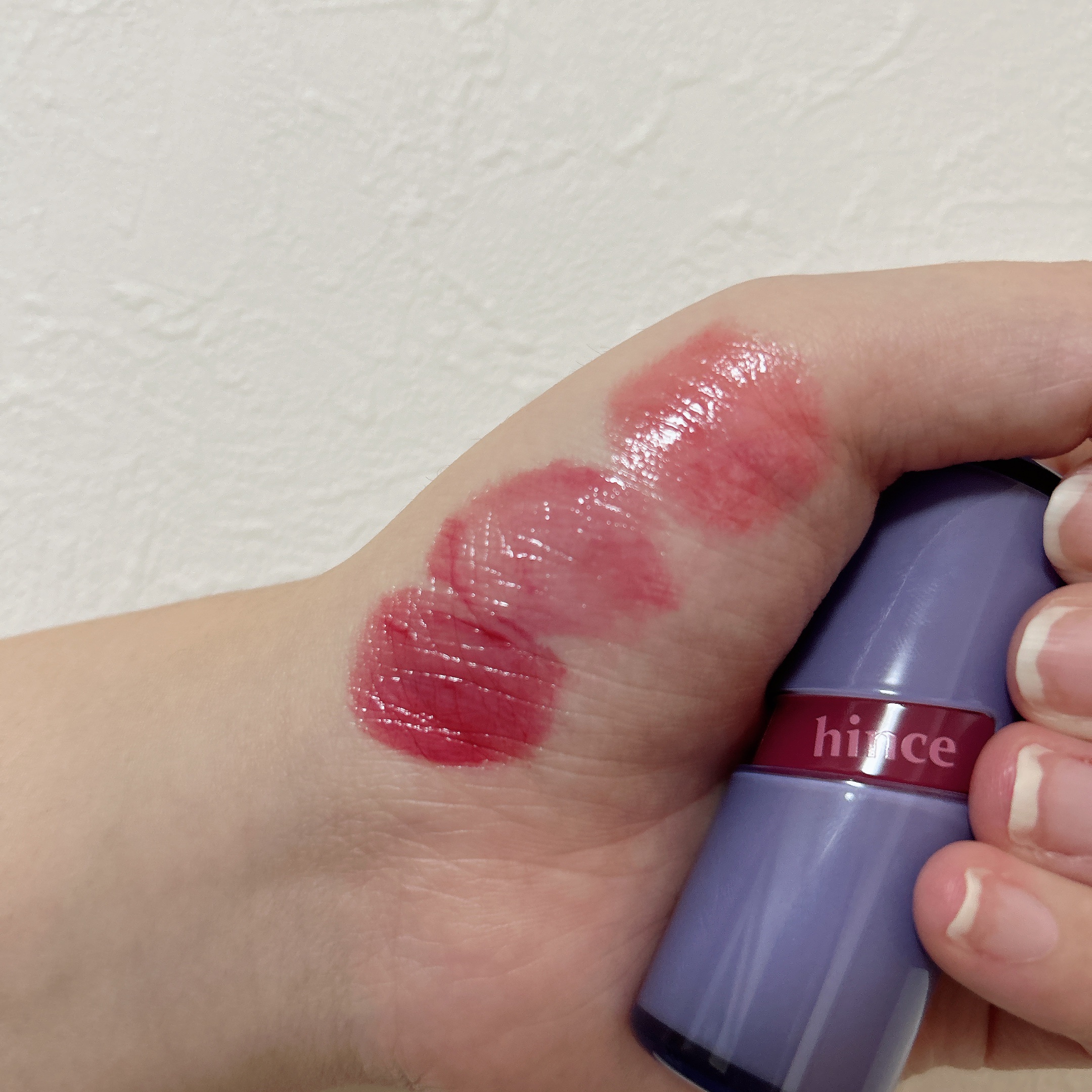 ロウグロウジェルティント/hince/リップティントを使ったクチコミ（2枚目）