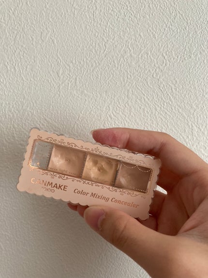 カラーミキシングコンシーラー/キャンメイク/パレットコンシーラーを使ったクチコミ(1枚目)