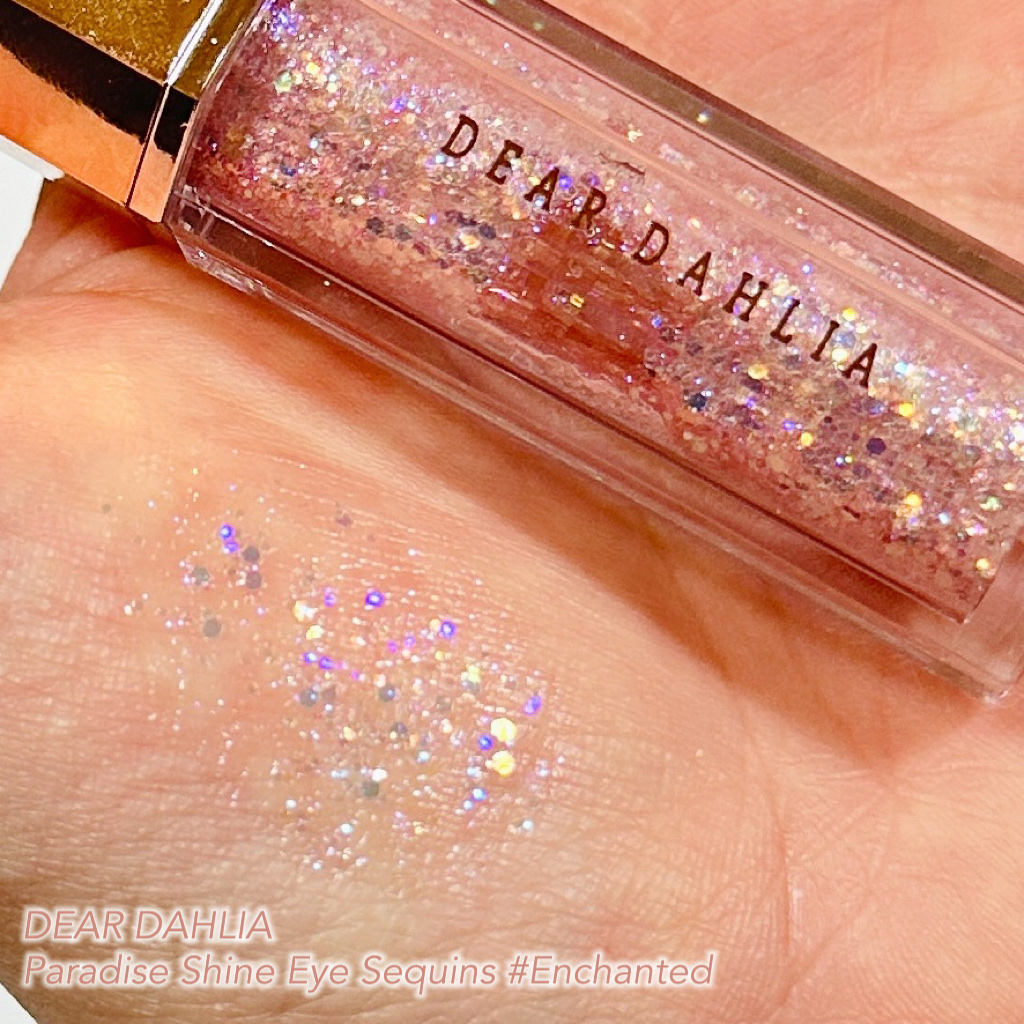 パラダイス シャイン アイ シークイン エンチャンテッド/DEAR DAHLIA/リキッドアイシャドウを使ったクチコミ（2枚目）