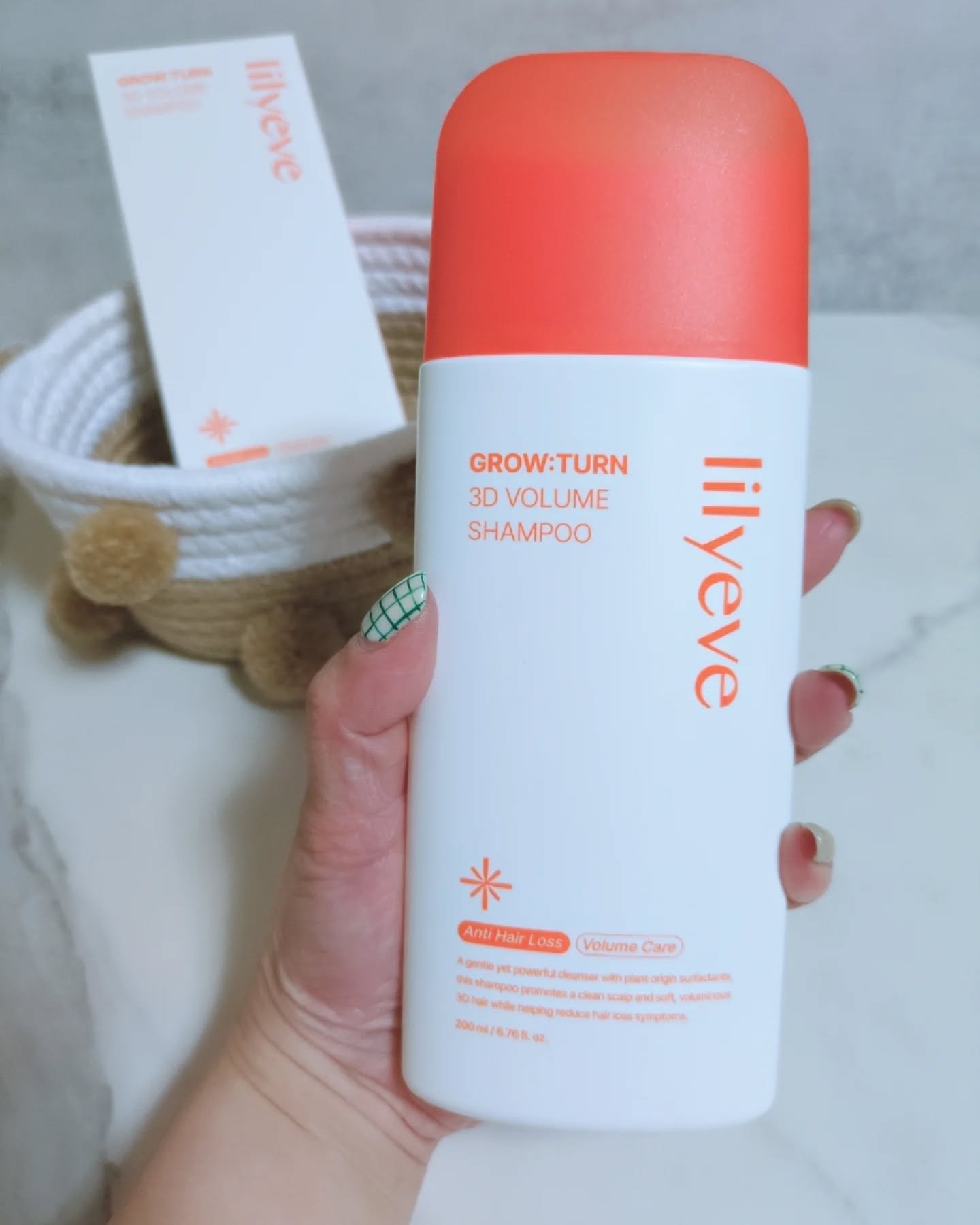 グローターン 3Dボリュームシャンプー/リリーイブ/市販シャンプーを使ったクチコミ（2枚目）