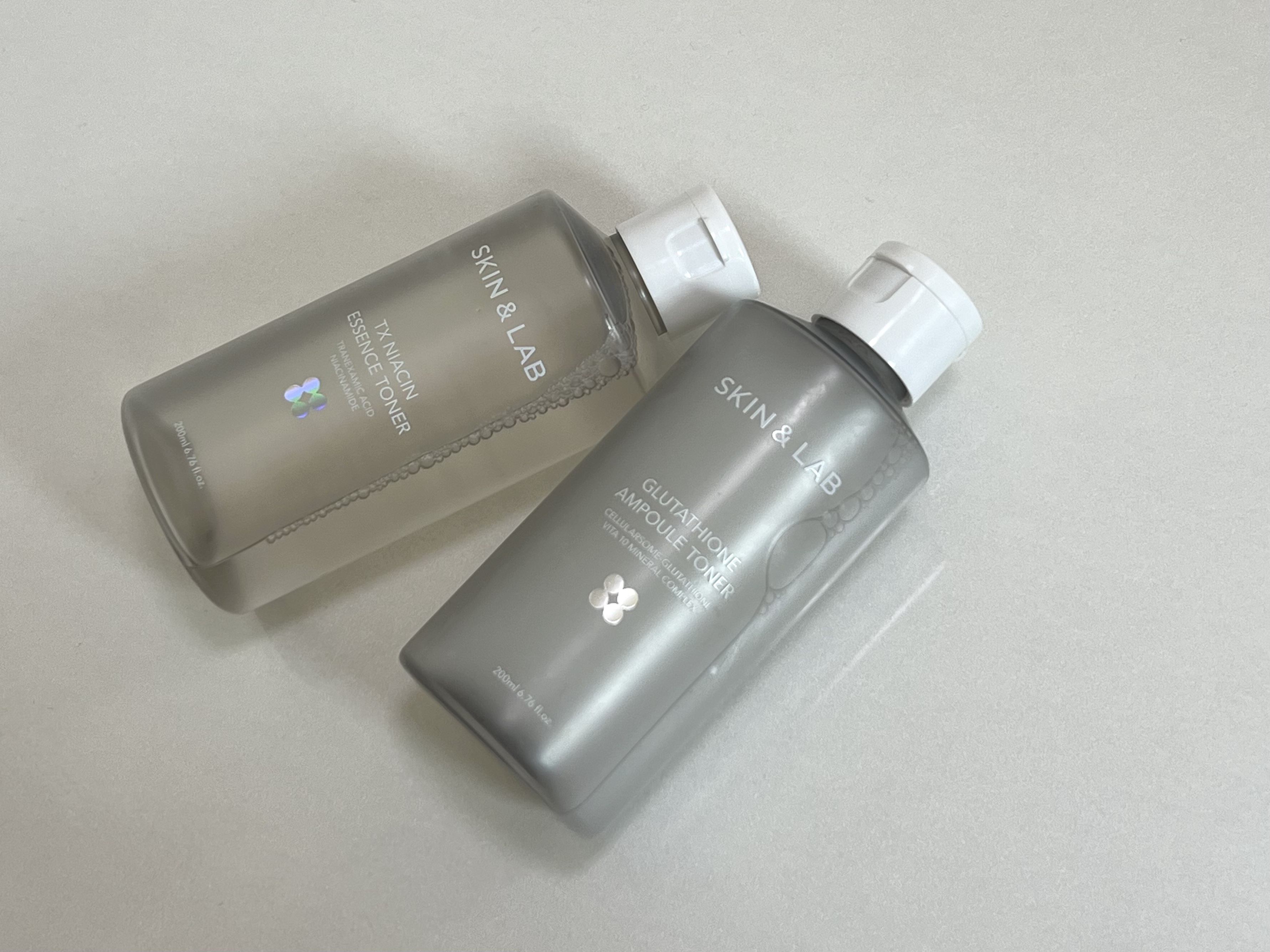 
SKIN&LABの人気2大トナー🧴

--------------------------------------
☑︎SKIN&LAB
グルタチオントナー
TXナイアシンエッセンストナー
200ml
-----------------
